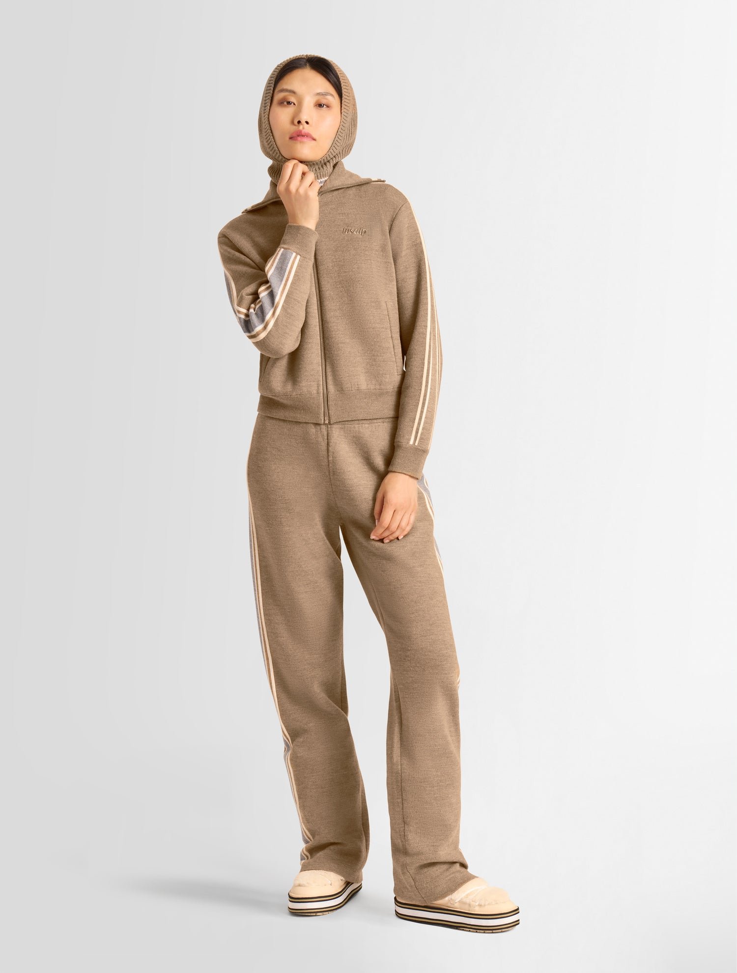 Pantalon benada pant coupe ample FUSALP Beige