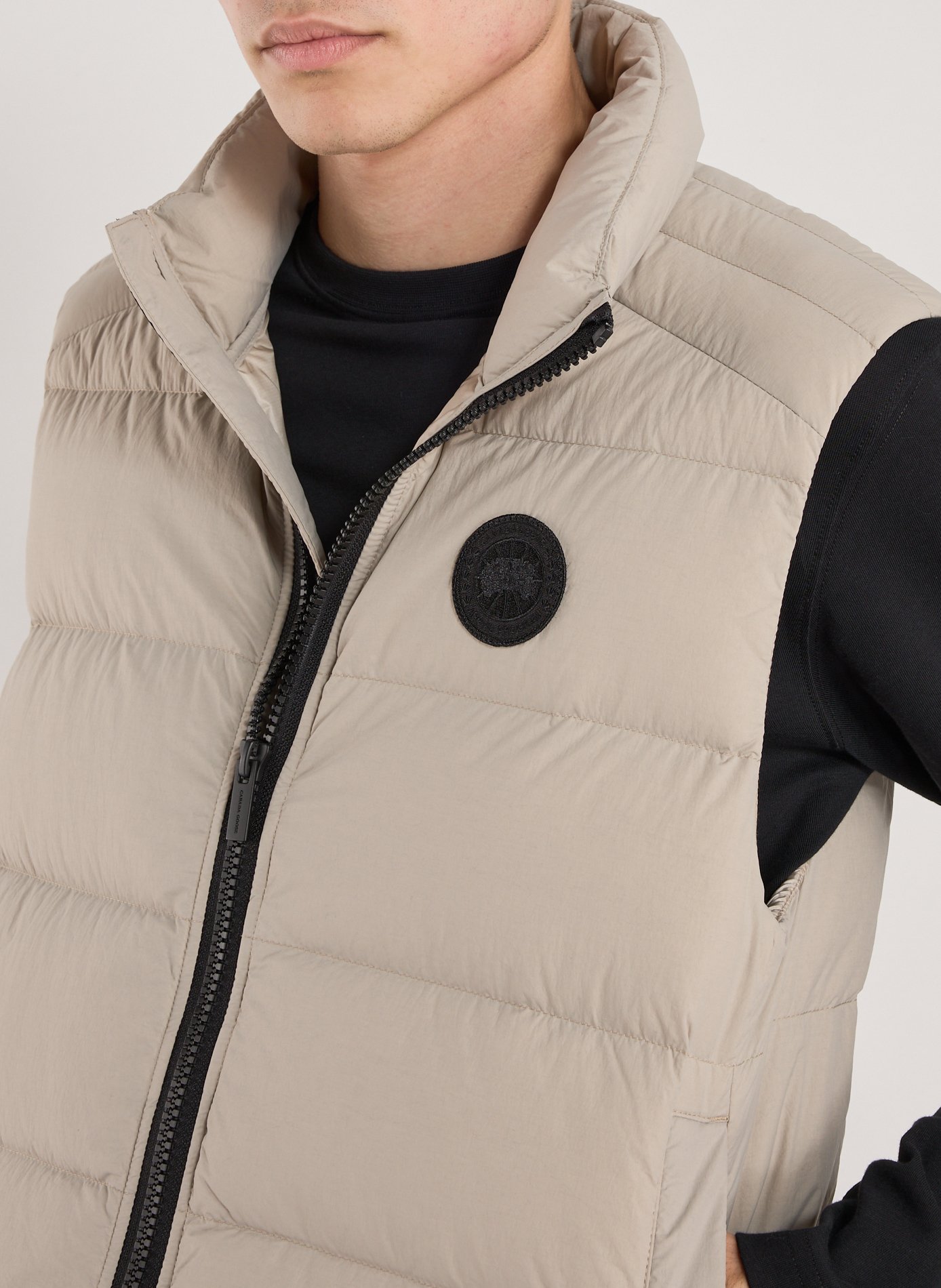 Quilted Crofton sleeveless puffer vest CANADA GOOSE Beige