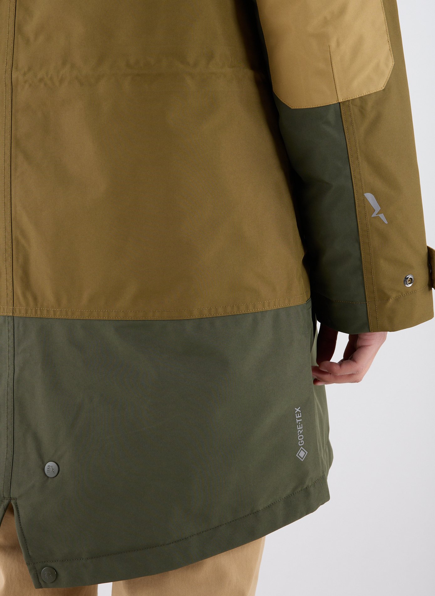 Straight hooded parka AIGLE Khaki