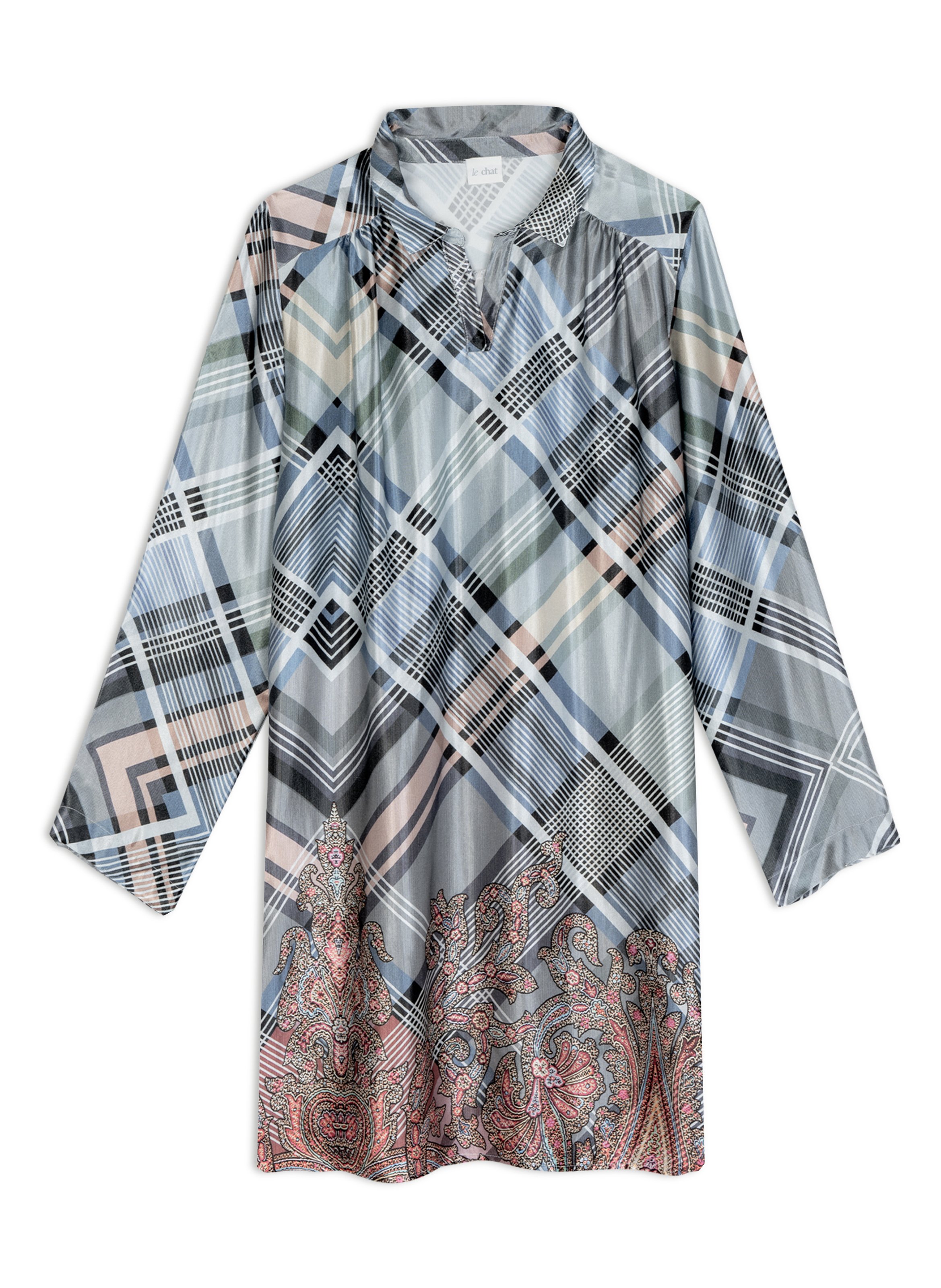 Chemise de nuit en viscose bradley 101 LE CHAT Multicolore