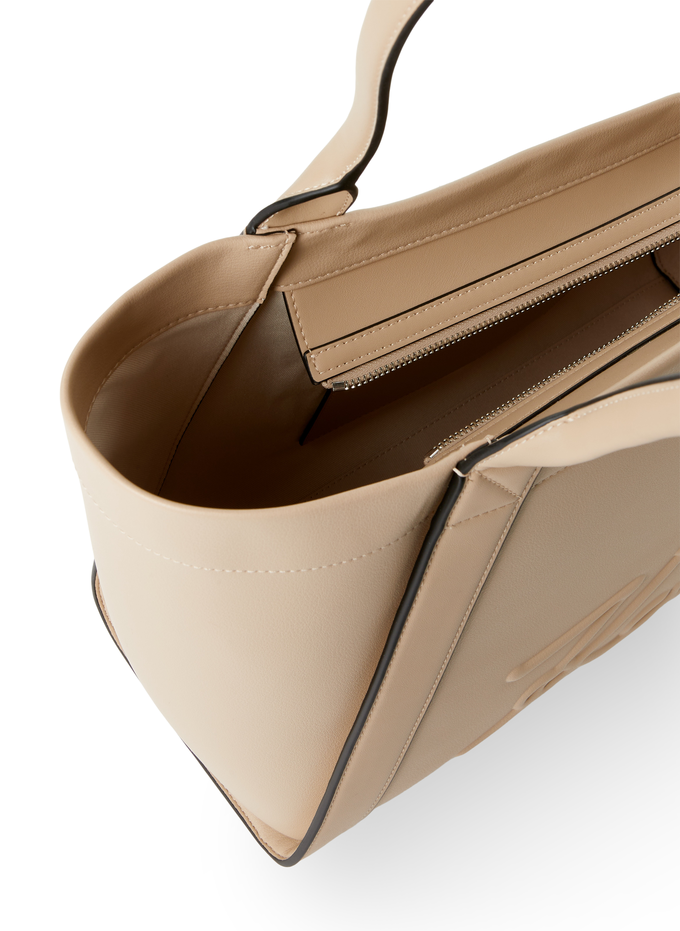 Sac épaule uni KARL LAGERFELD Beige