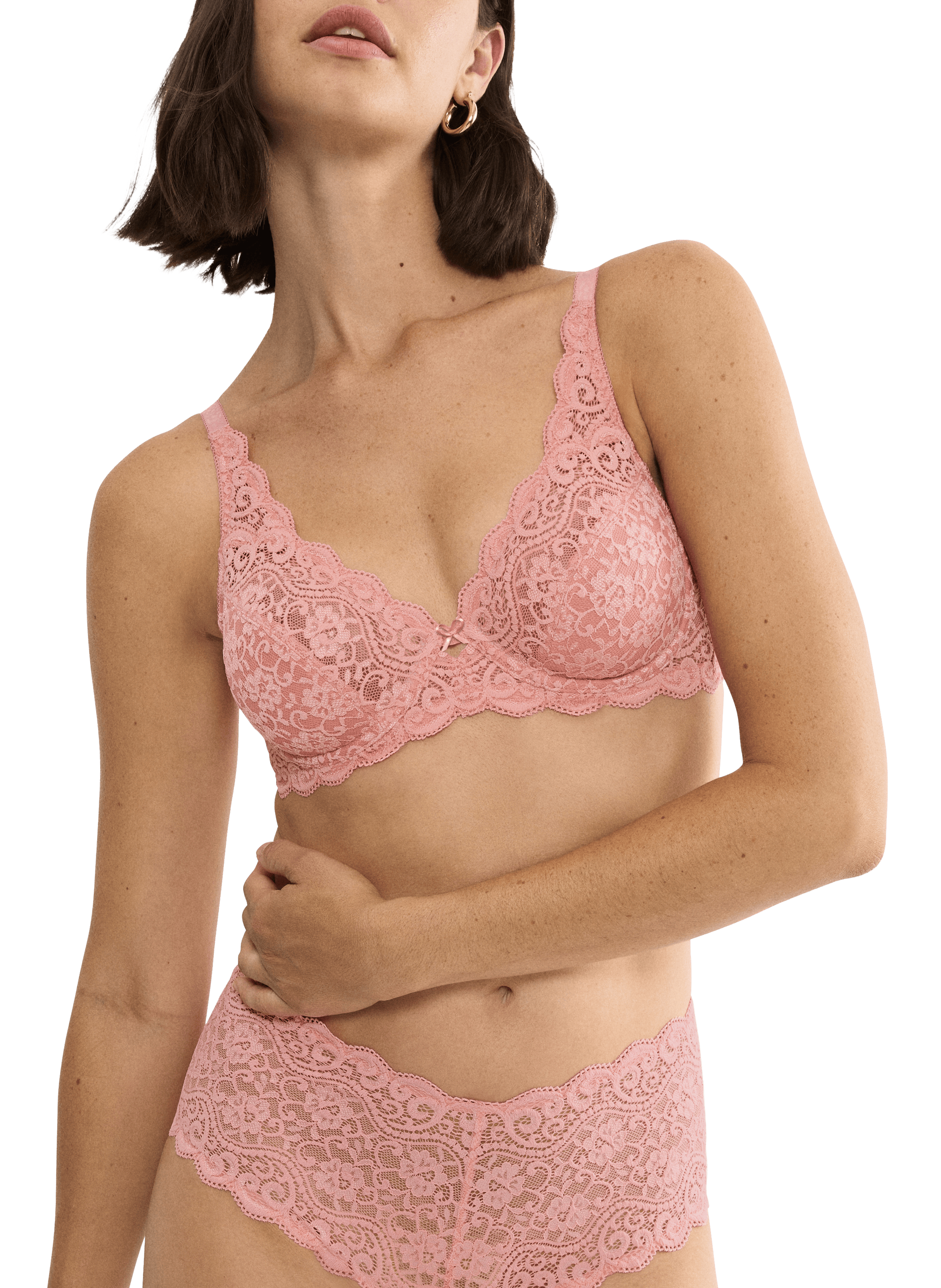 Soutien gorge Amourette à dentelle TRIUMPH Rose