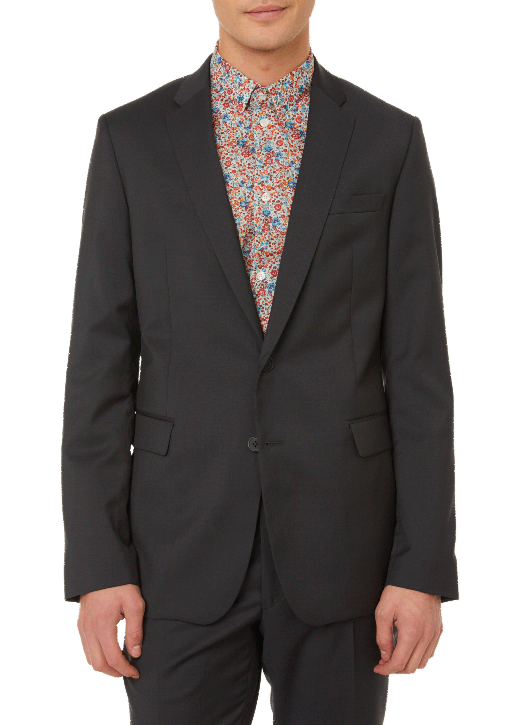 Wool suit jacket SAISON 1865 Grey