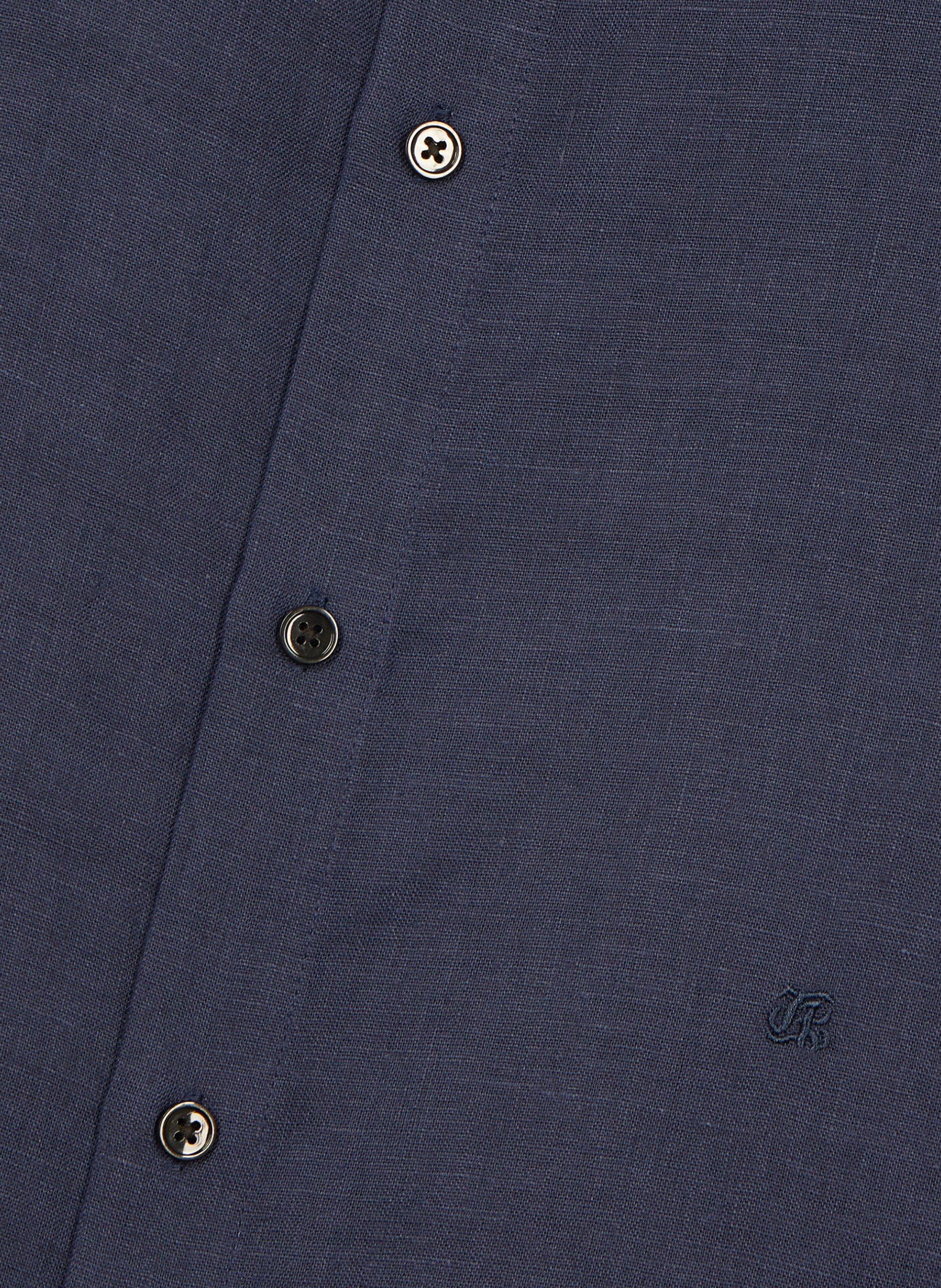 Chemise en lin THE KOOPLES Bleu