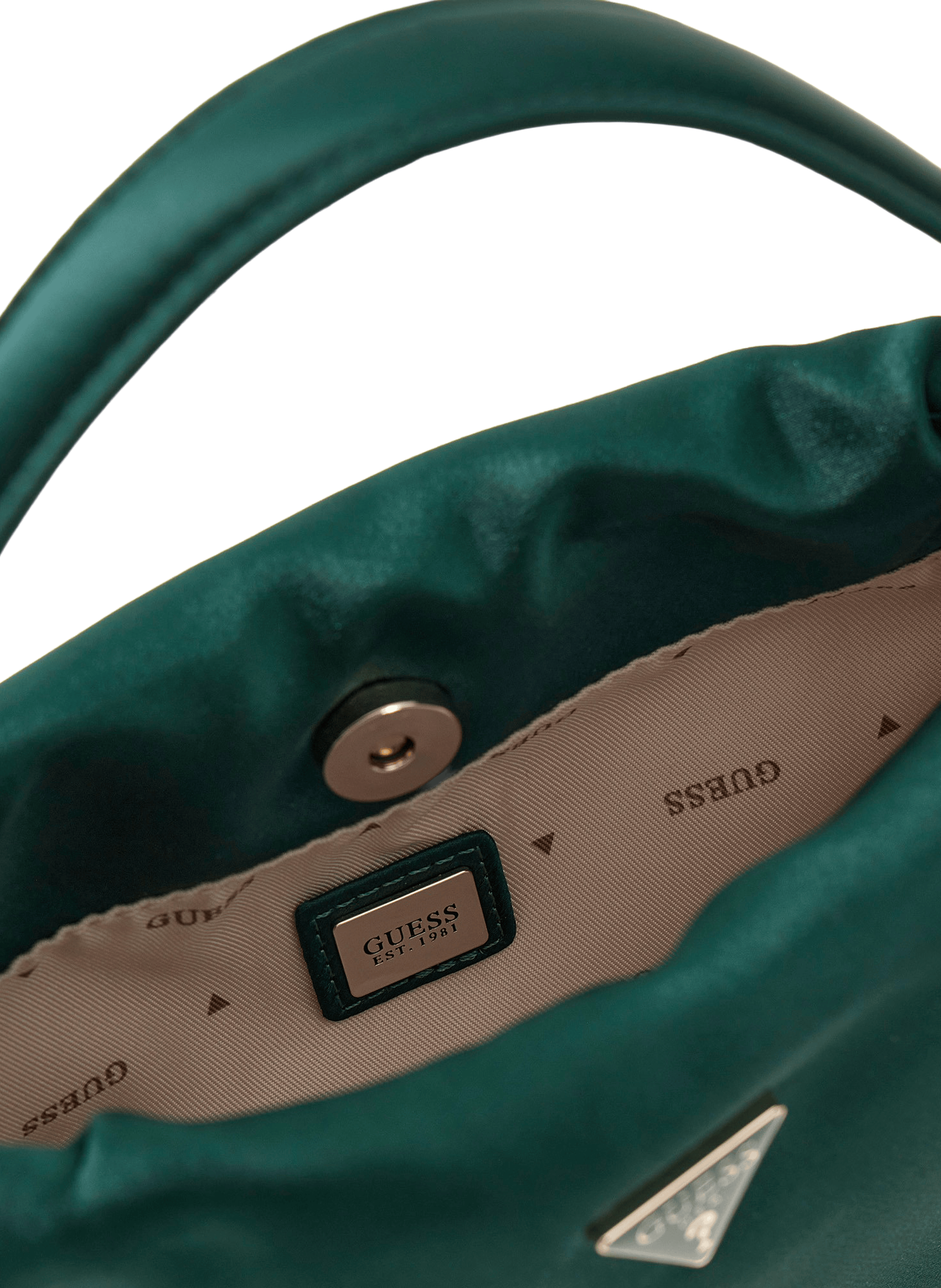 Mini sac à main Elsie froncé GUESS Vert