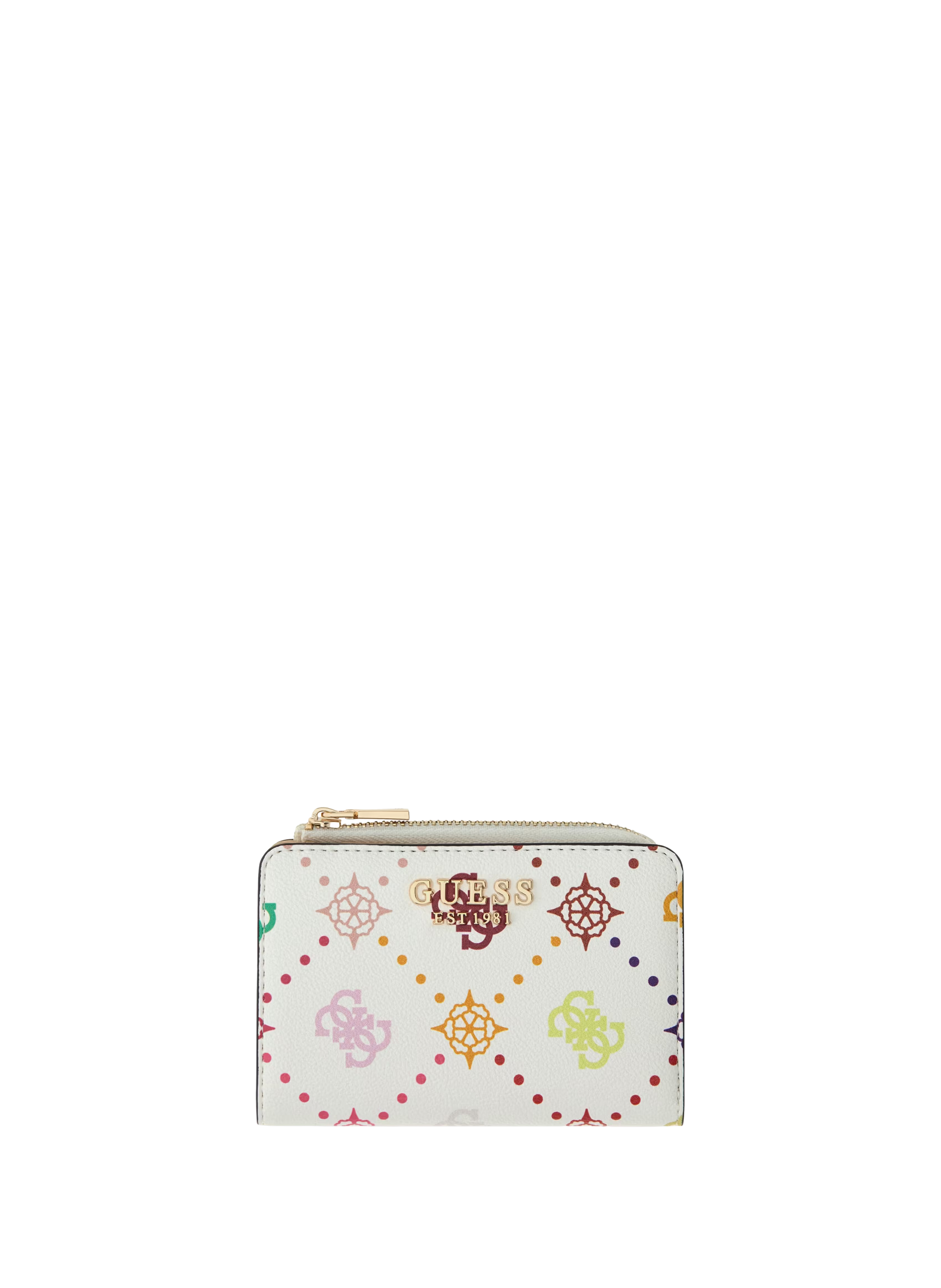 Portefeuille zip logotypé GUESS Multicolore