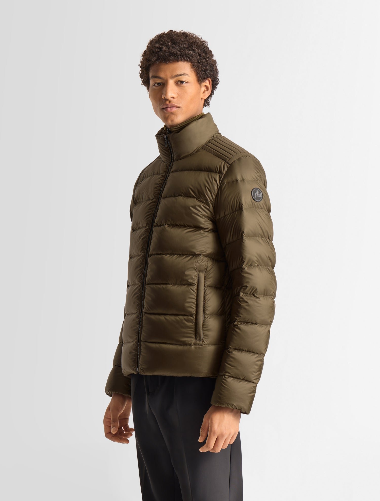 Doudoune gordyn col montant coupe regular FUSALP Marron