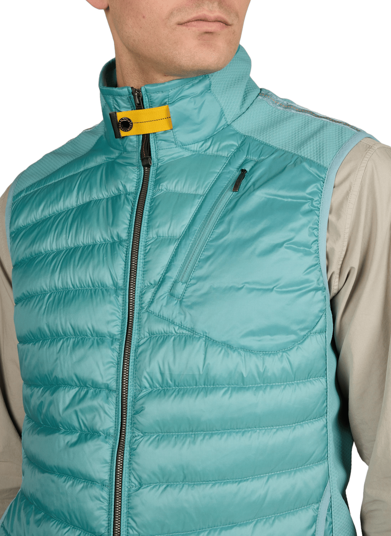 Doudoune Zavier sans manches à col montant PARAJUMPERS Bleu