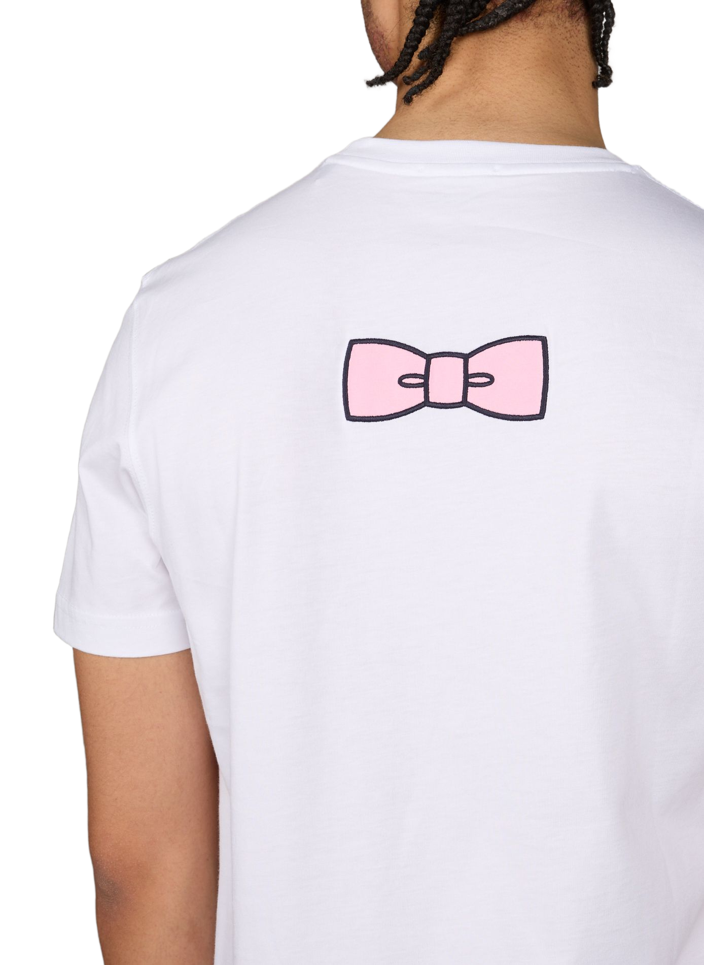 Tee-shirt uni à logo brodé poitrine EDEN PARK Blanc