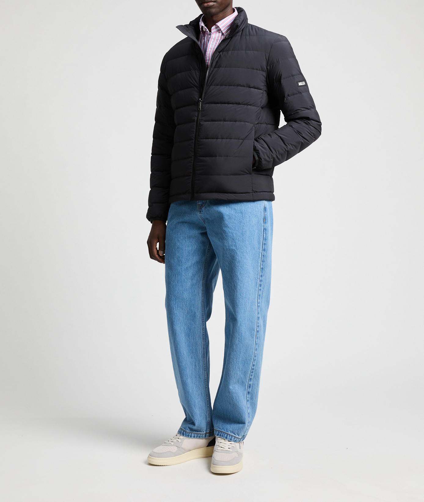 Piumino trapuntato con colletto alto AIGLE Nero