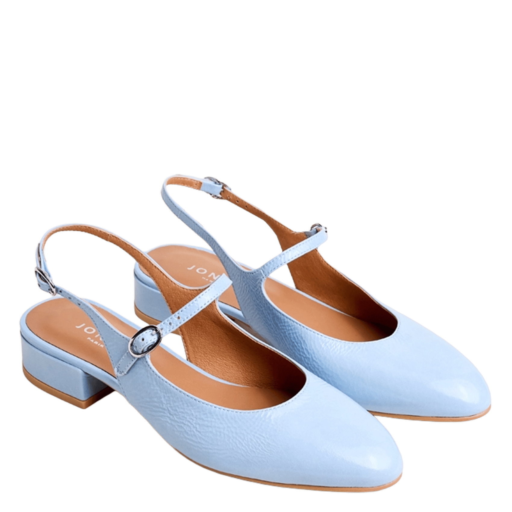 Babies en cuir davo JONAK Bleu