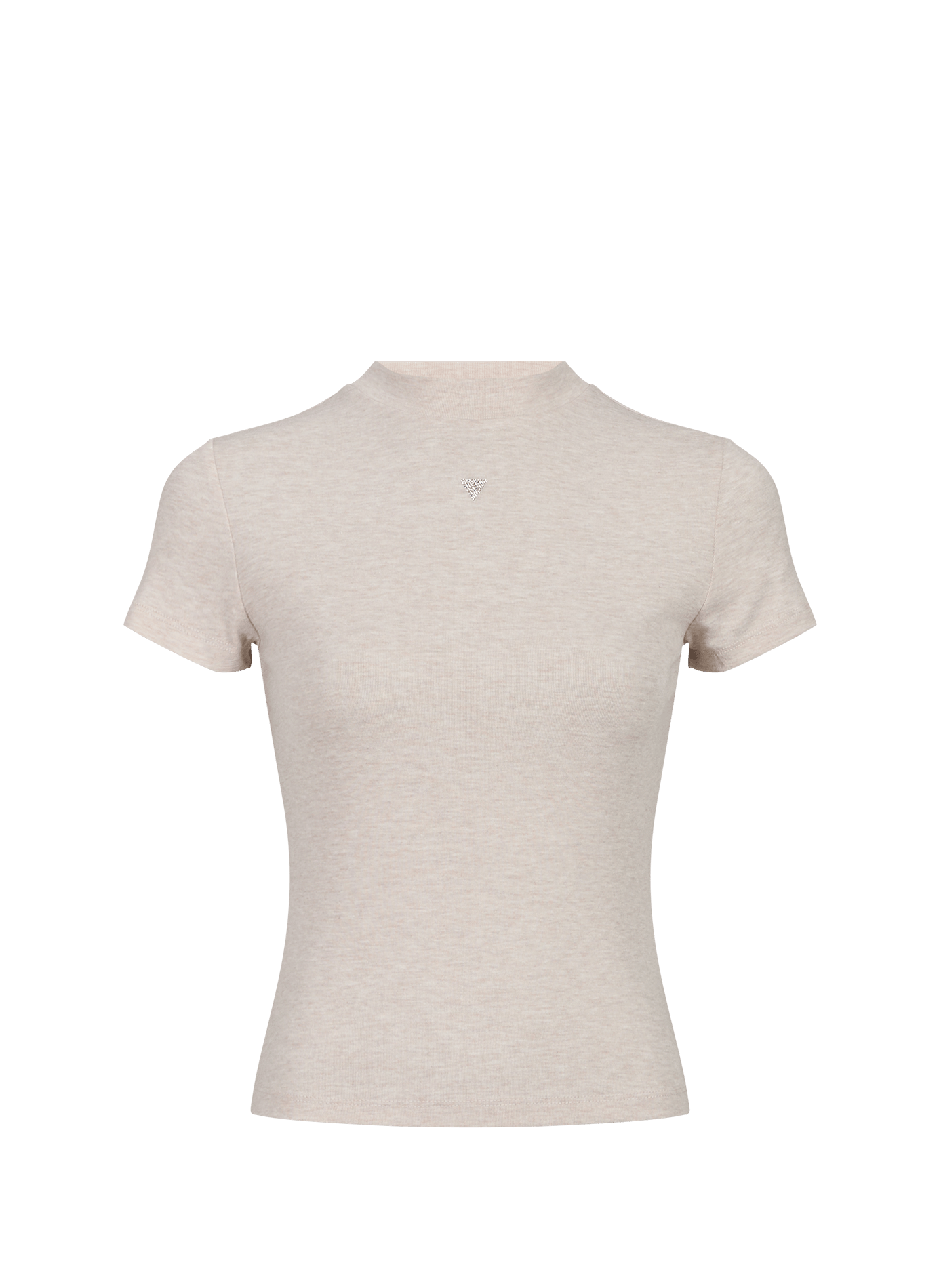 Tina straight T-shirt GUESS Beige