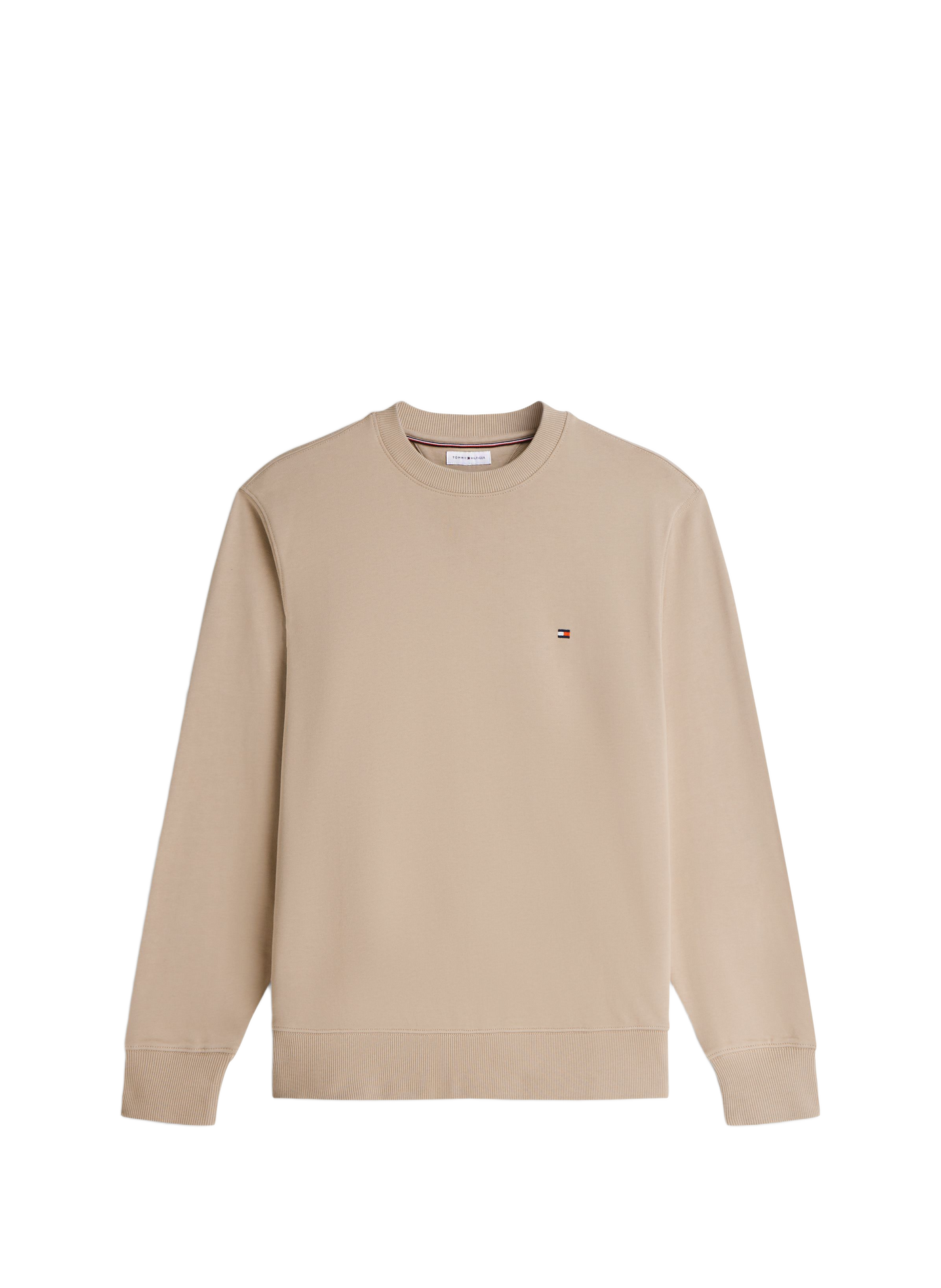 Baumwoll-Sweatshirt TOMMY HILFIGER Beige