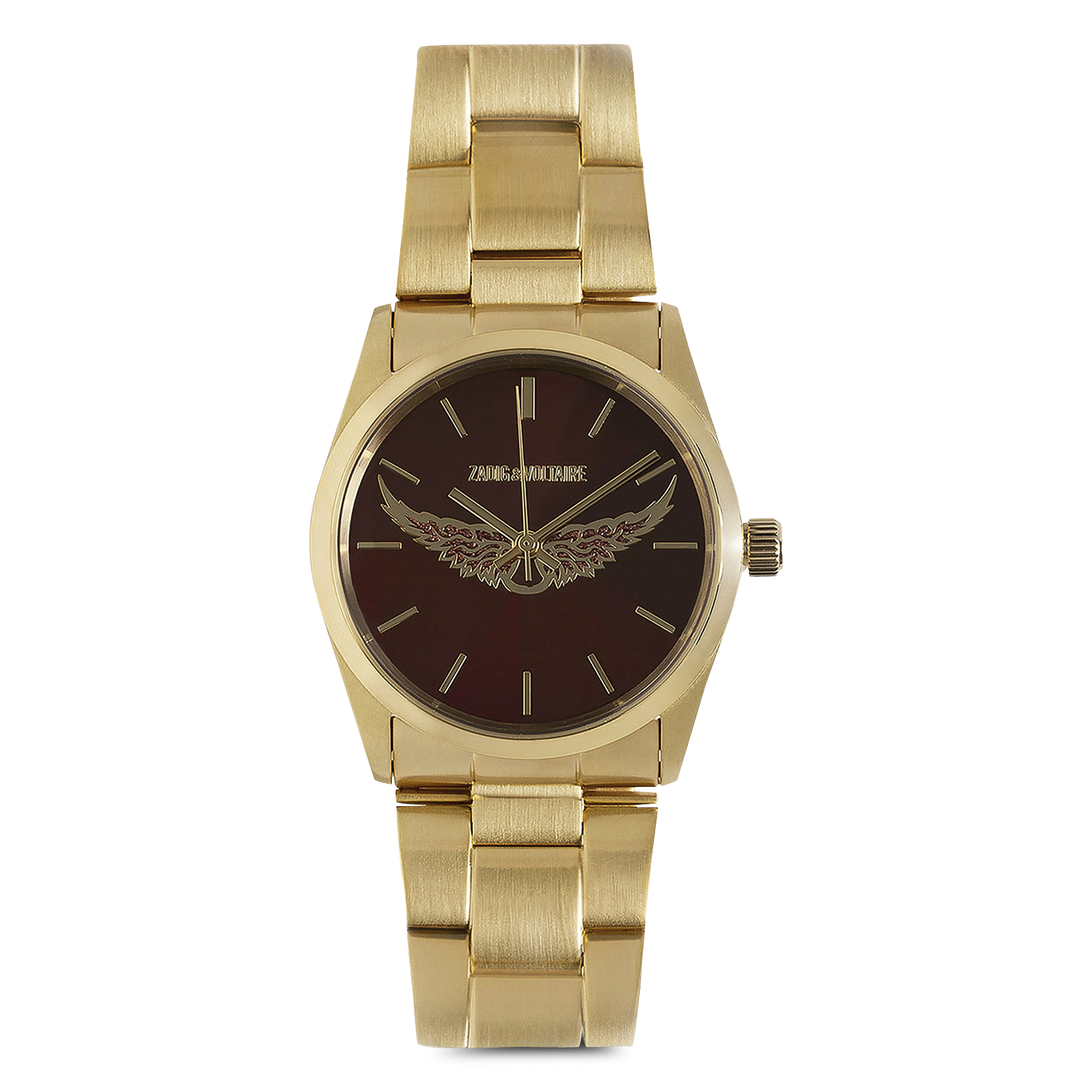 Montre en acier inoxydable ZADIG&VOLTAIRE Doré