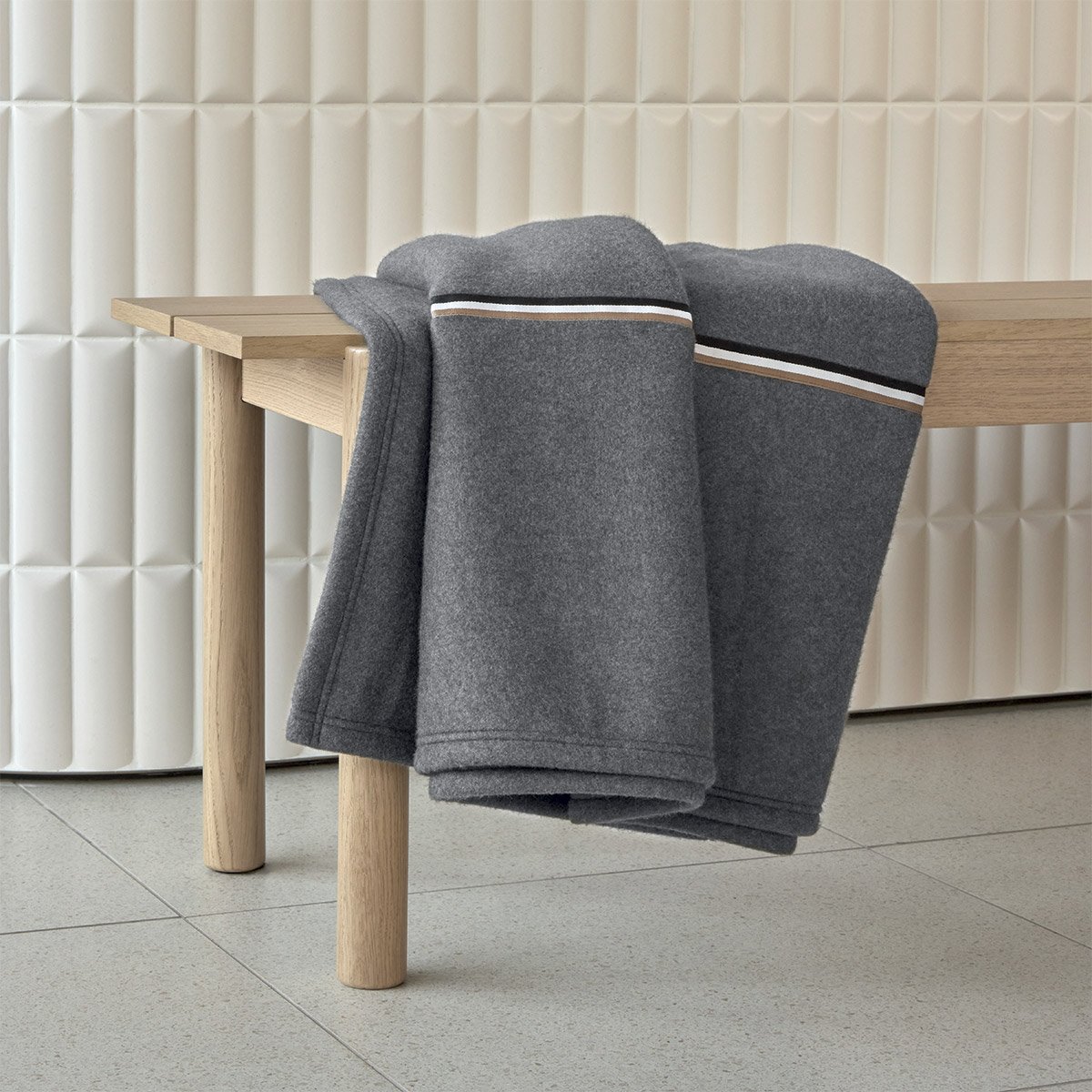 Plaid en polaire, b linea BOSS HOME Gris