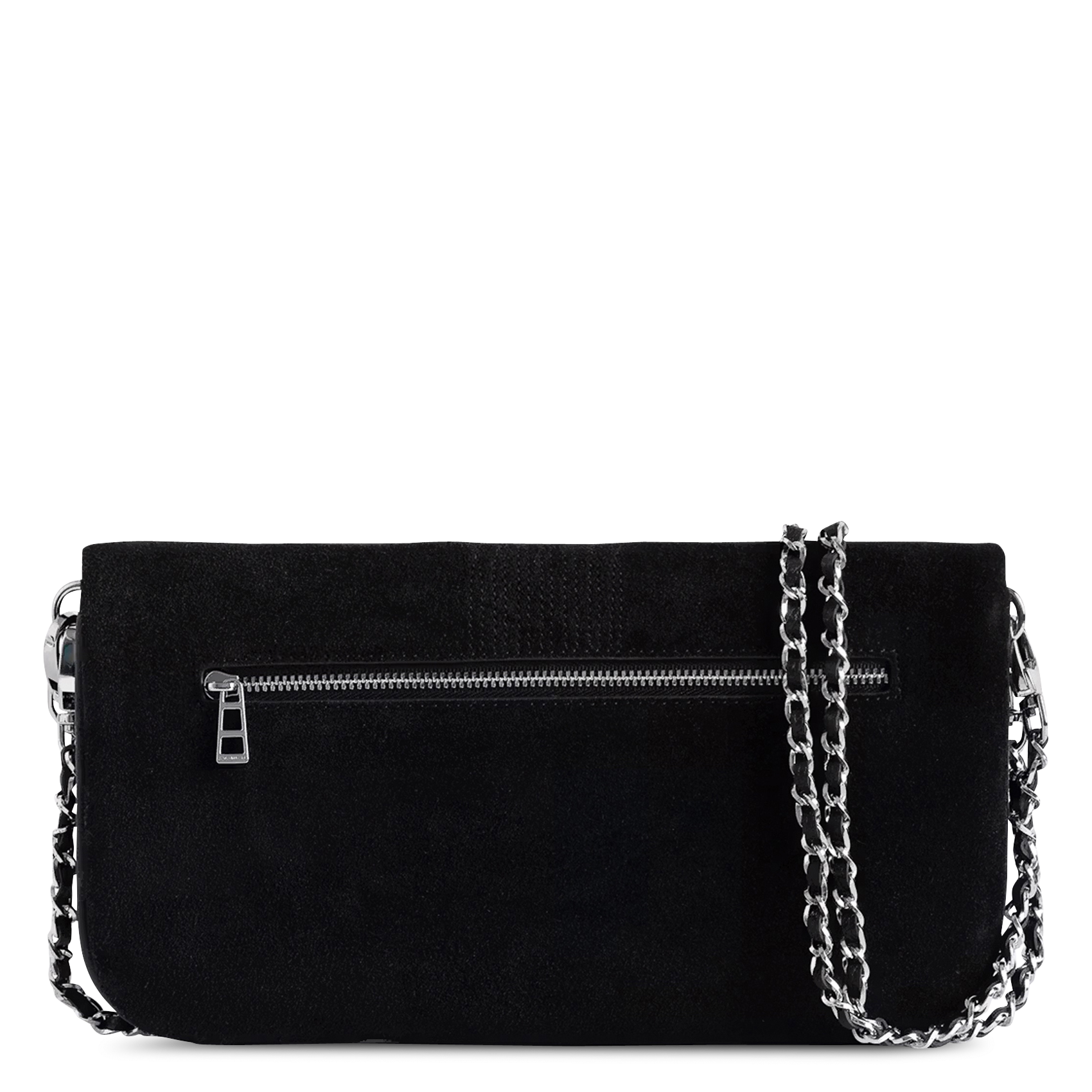 Sac bandoulière en cuir velours rock ZADIG&VOLTAIRE Noir