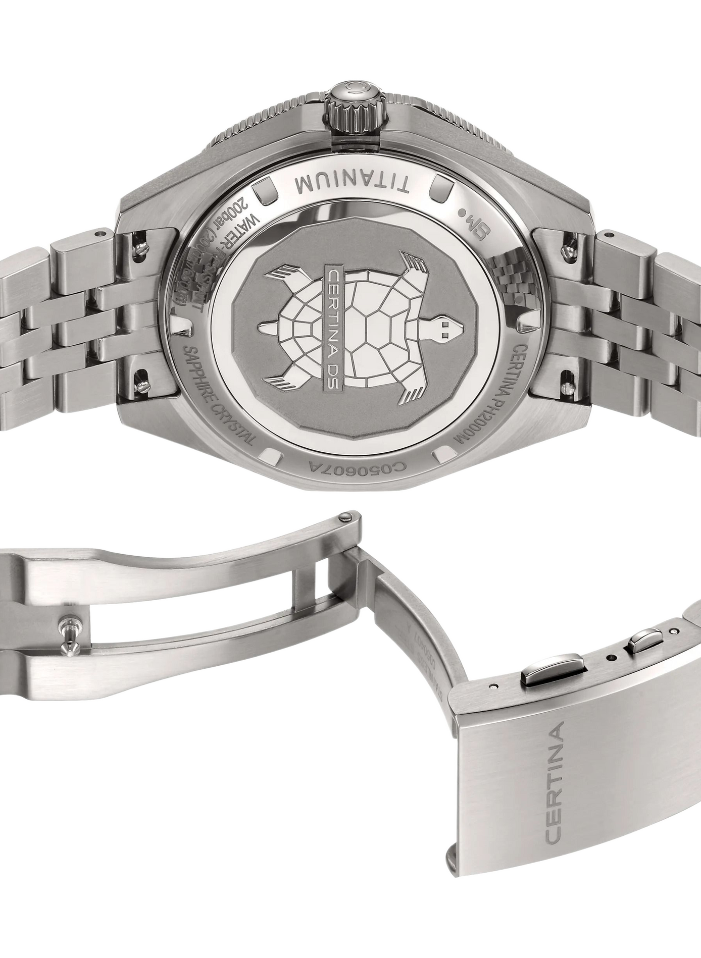 Montre automatique DS SUPER PH2000M en titane CERTINA Noir