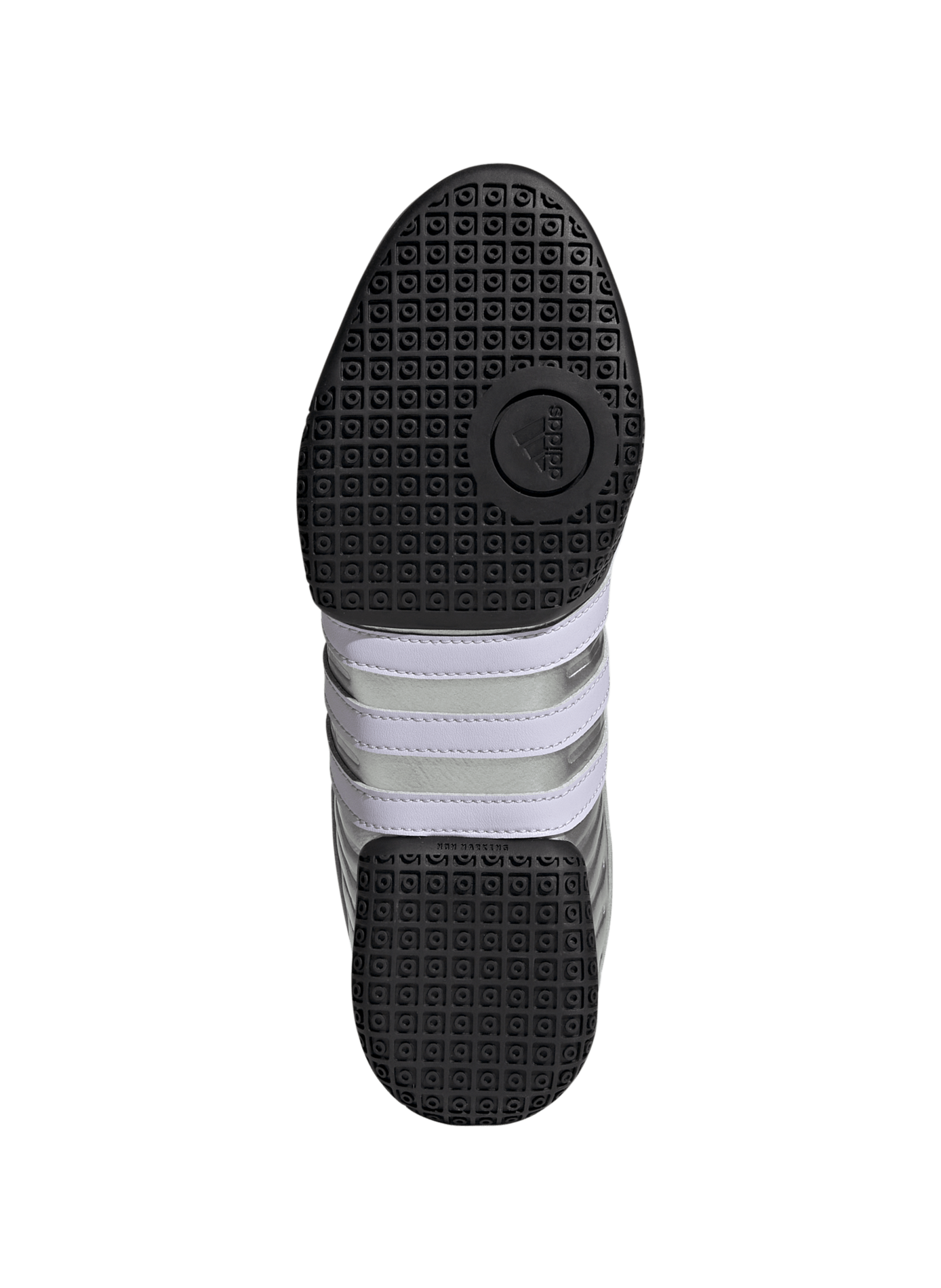 Baskets Taekwondo en cuir mélangé ADIDAS Argent