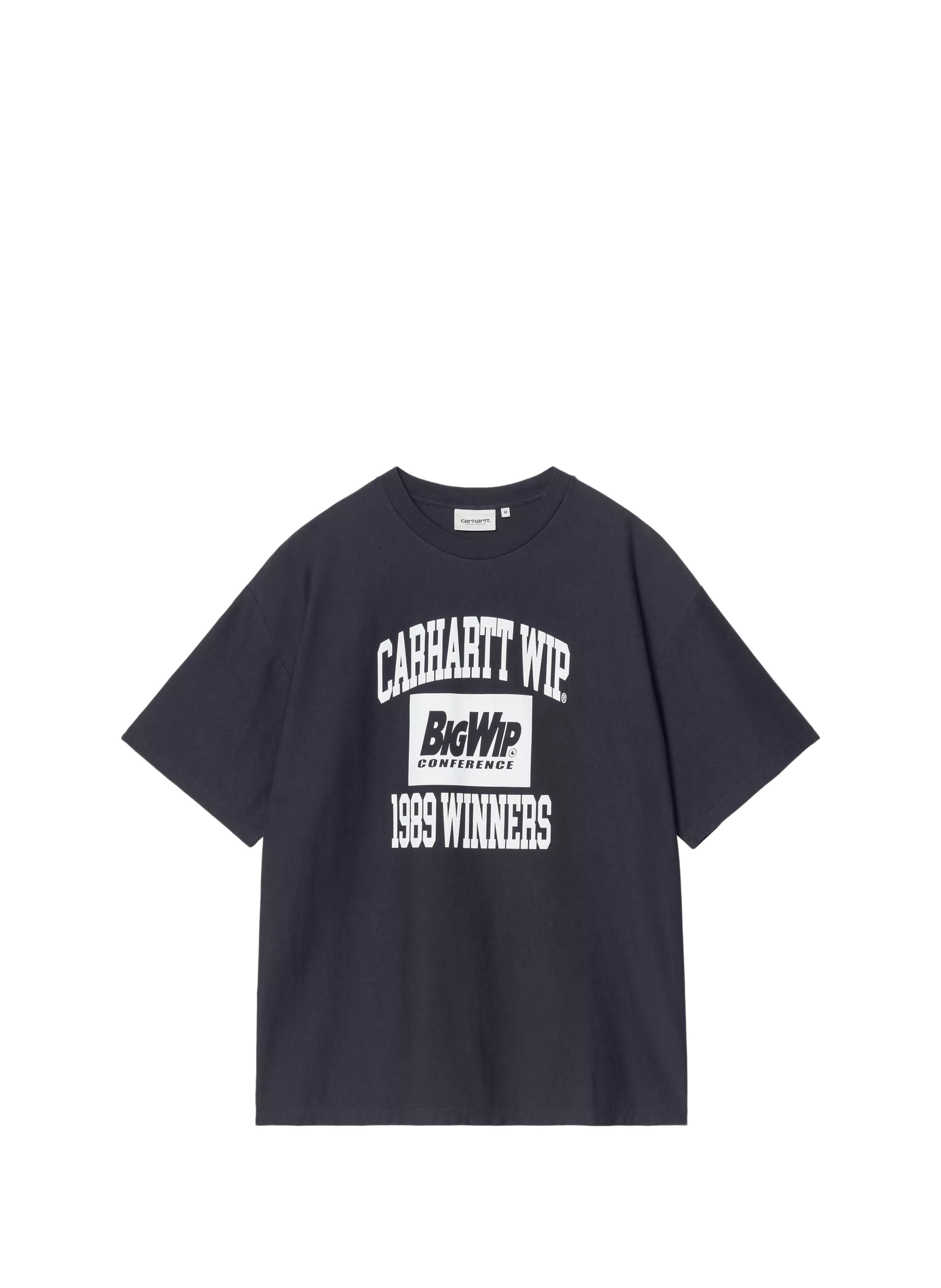 Tee-shirt col rond en coton CARHARTT WIP Bleu