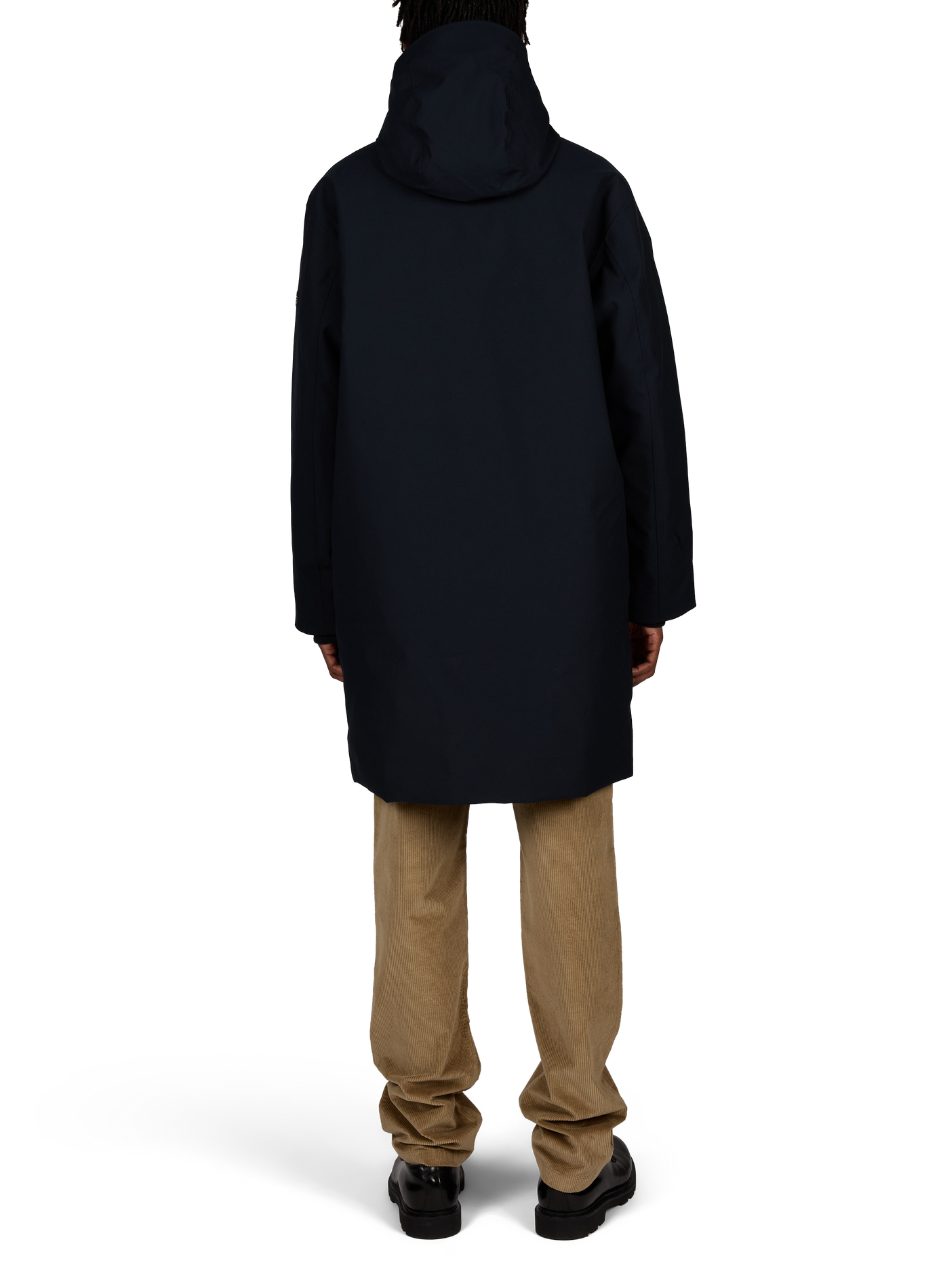 Parka droite à capuche AIGLE Noir