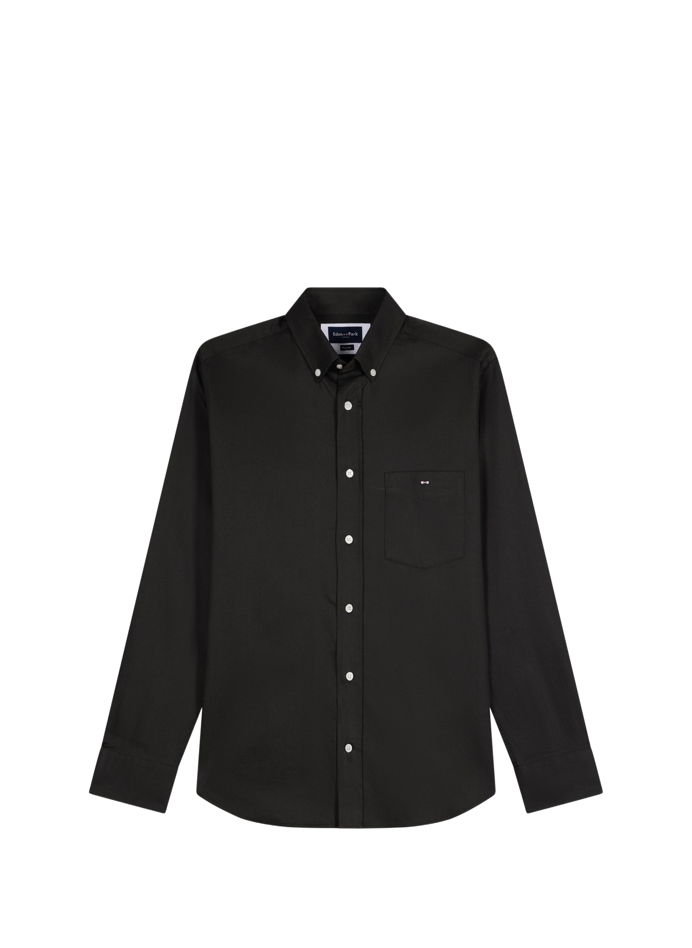 Chemise droite en coton EDEN PARK Khaki