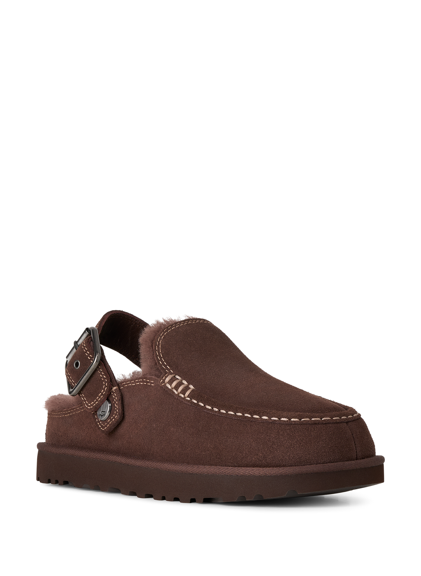 Sabots Goldenstar Evelina en cuir UGG Marron