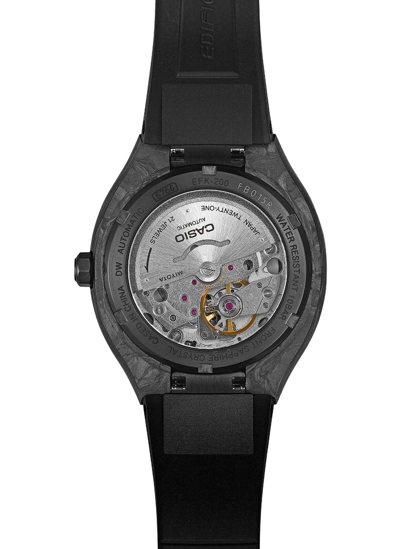 Montre automatique Casio edifice en acier inoxydable CASIO Noir