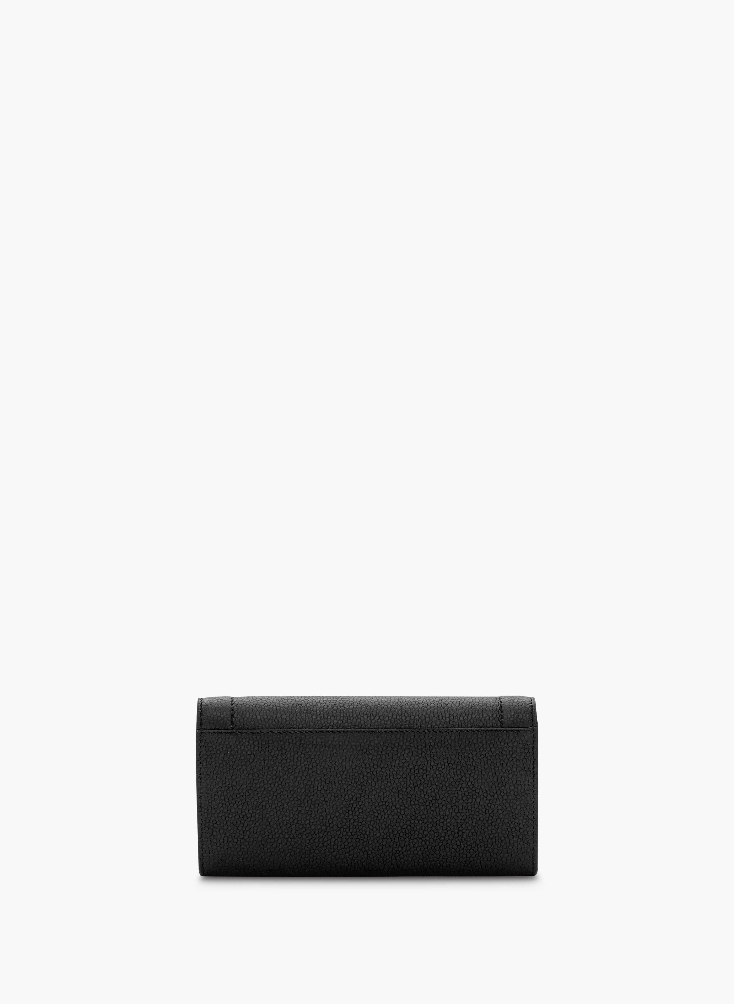 Portefeuille slim rabat ninon de lancel en cuir LANCEL Noir