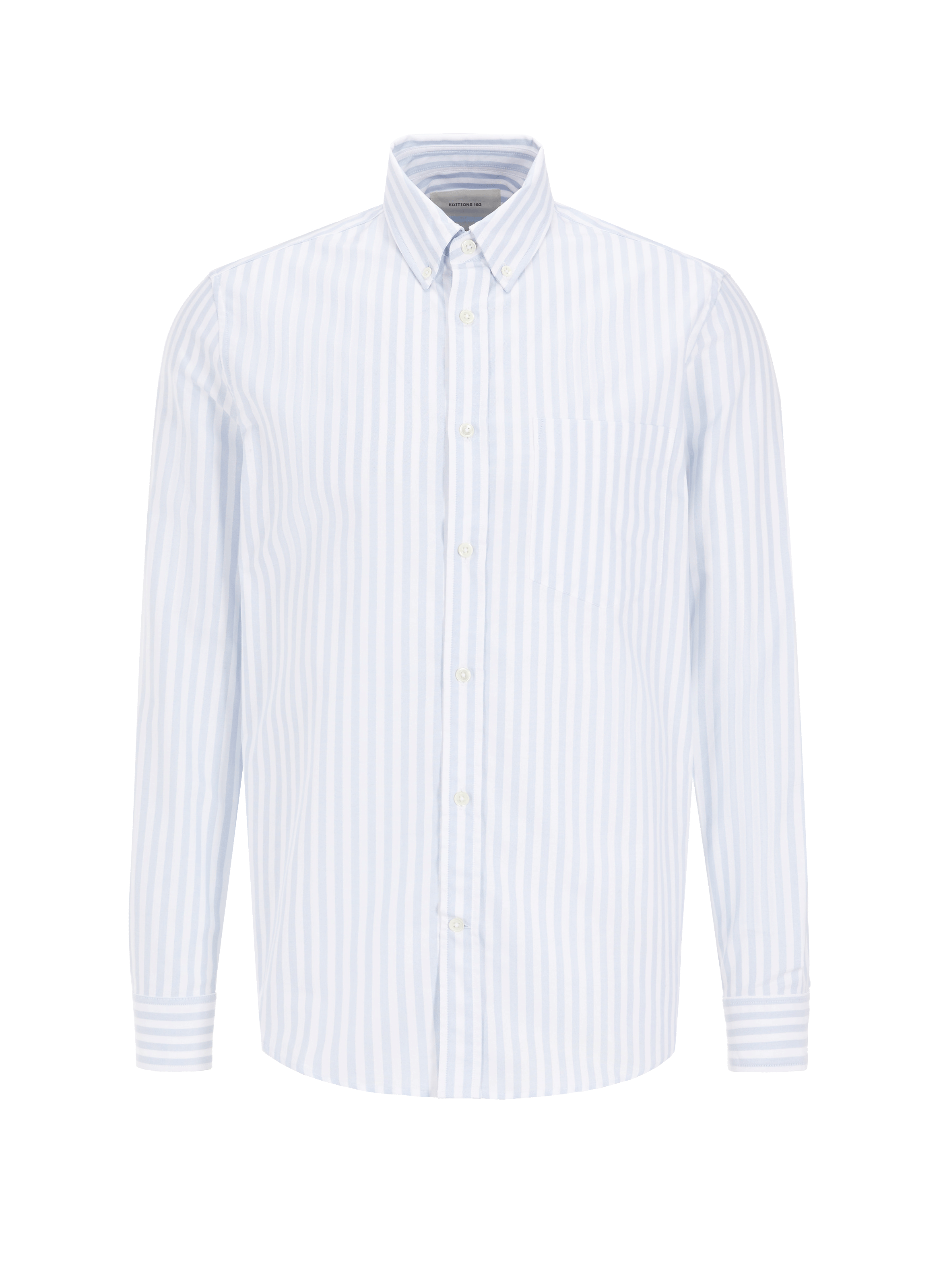 EDITIONS 102 Striped cotton shirt Blue