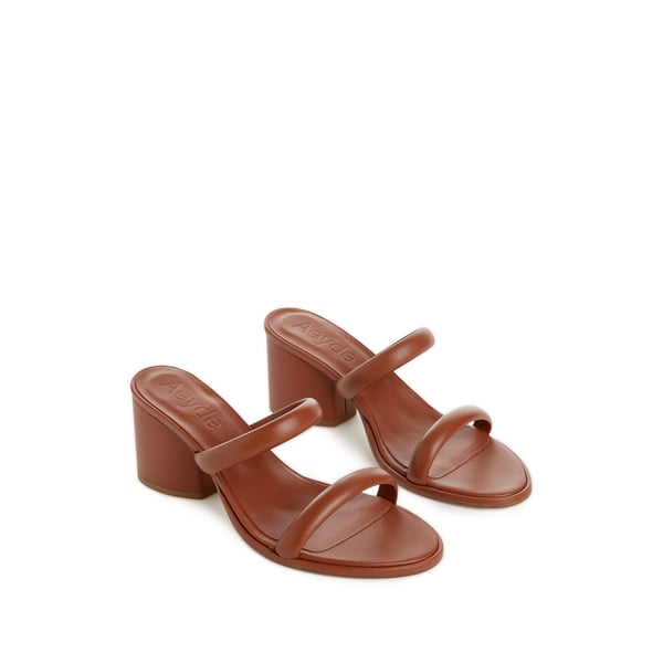 Mules Barbara en cuir nappa