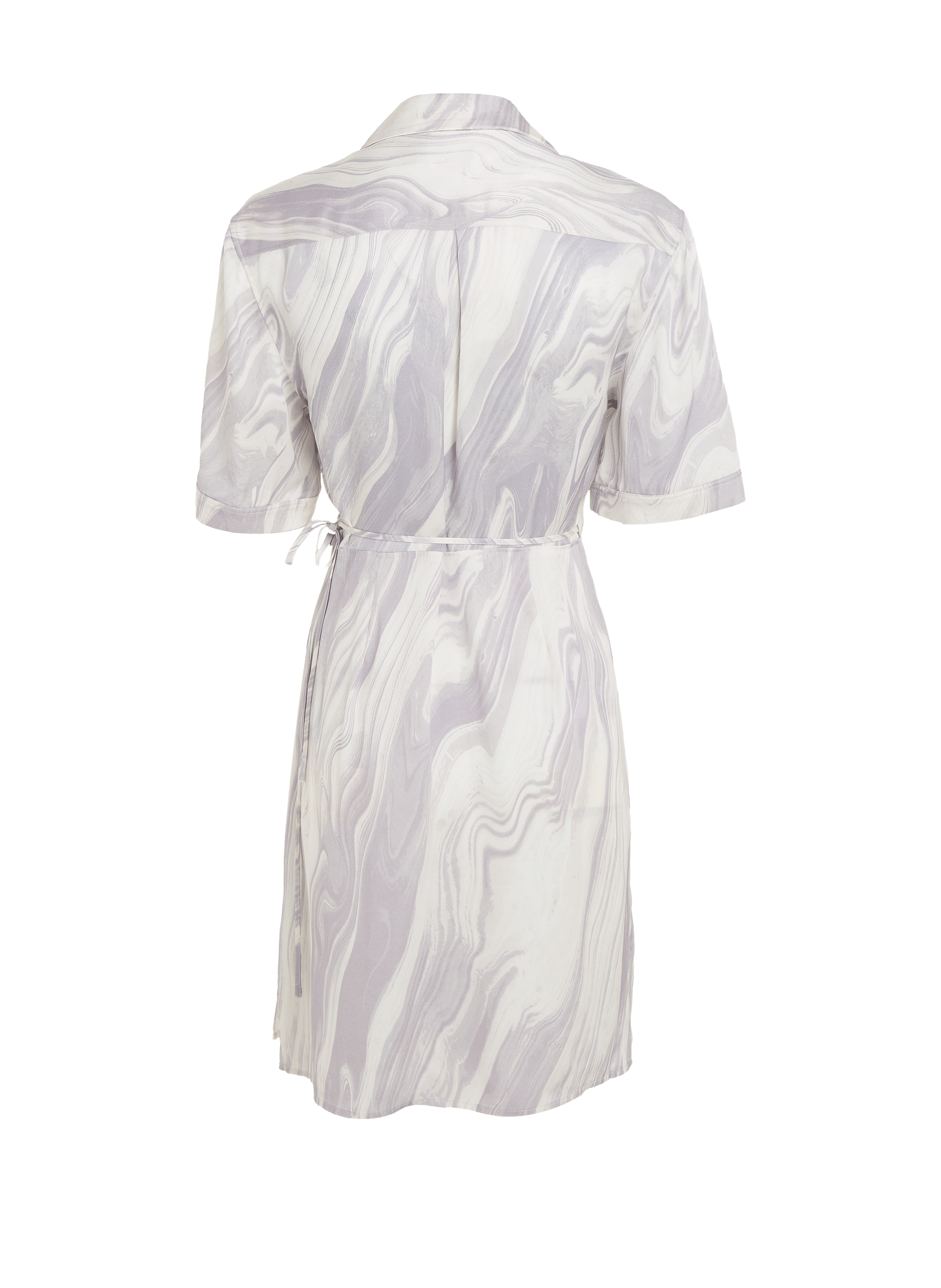 Robe portefeuille effet tie and dye