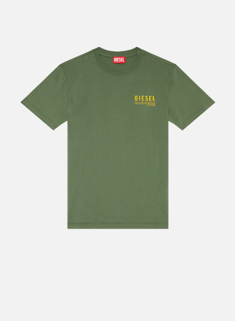 Grünes T-Shirt mit DIESEL-Logo 