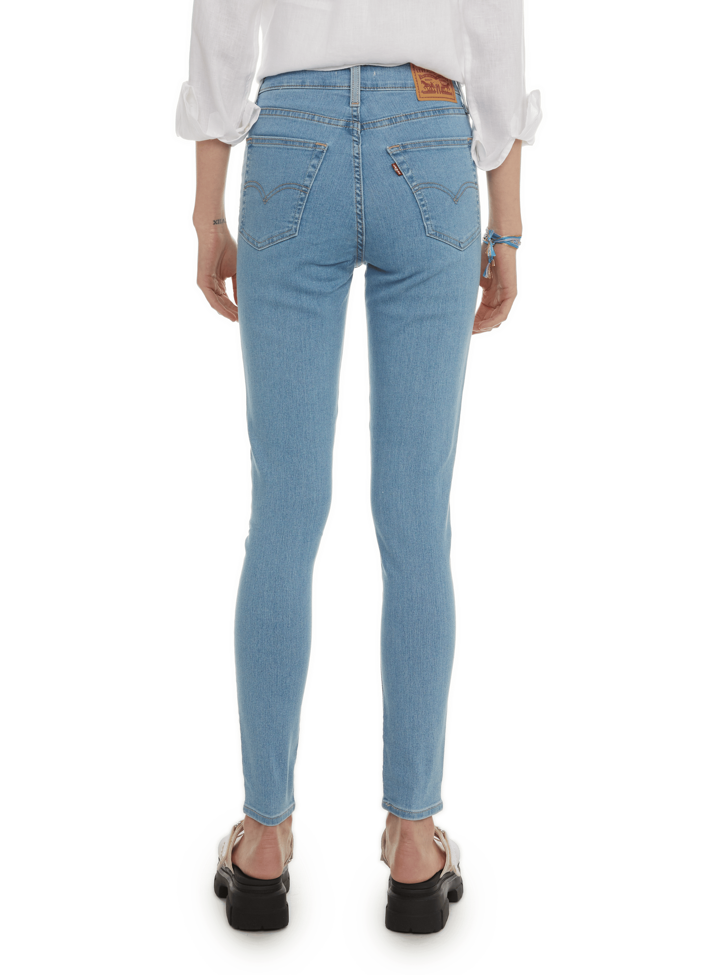 High-waisted Skinny Jeans LEVI'S Blau