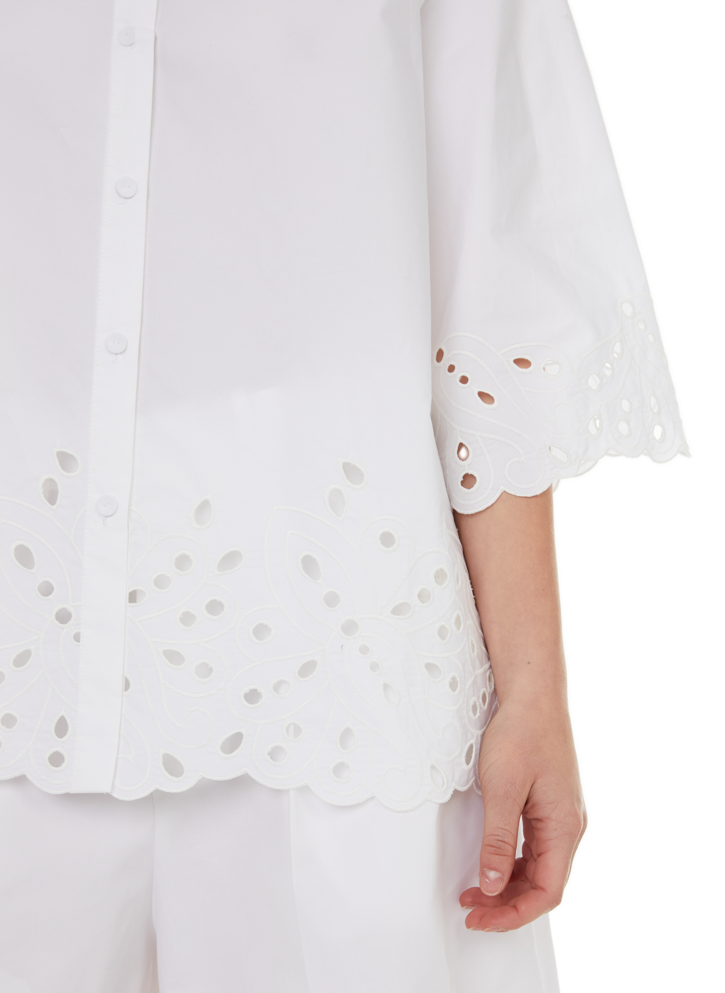 CHEMISE AJOURéE EN COTON DICE KAYEK pour FEMME