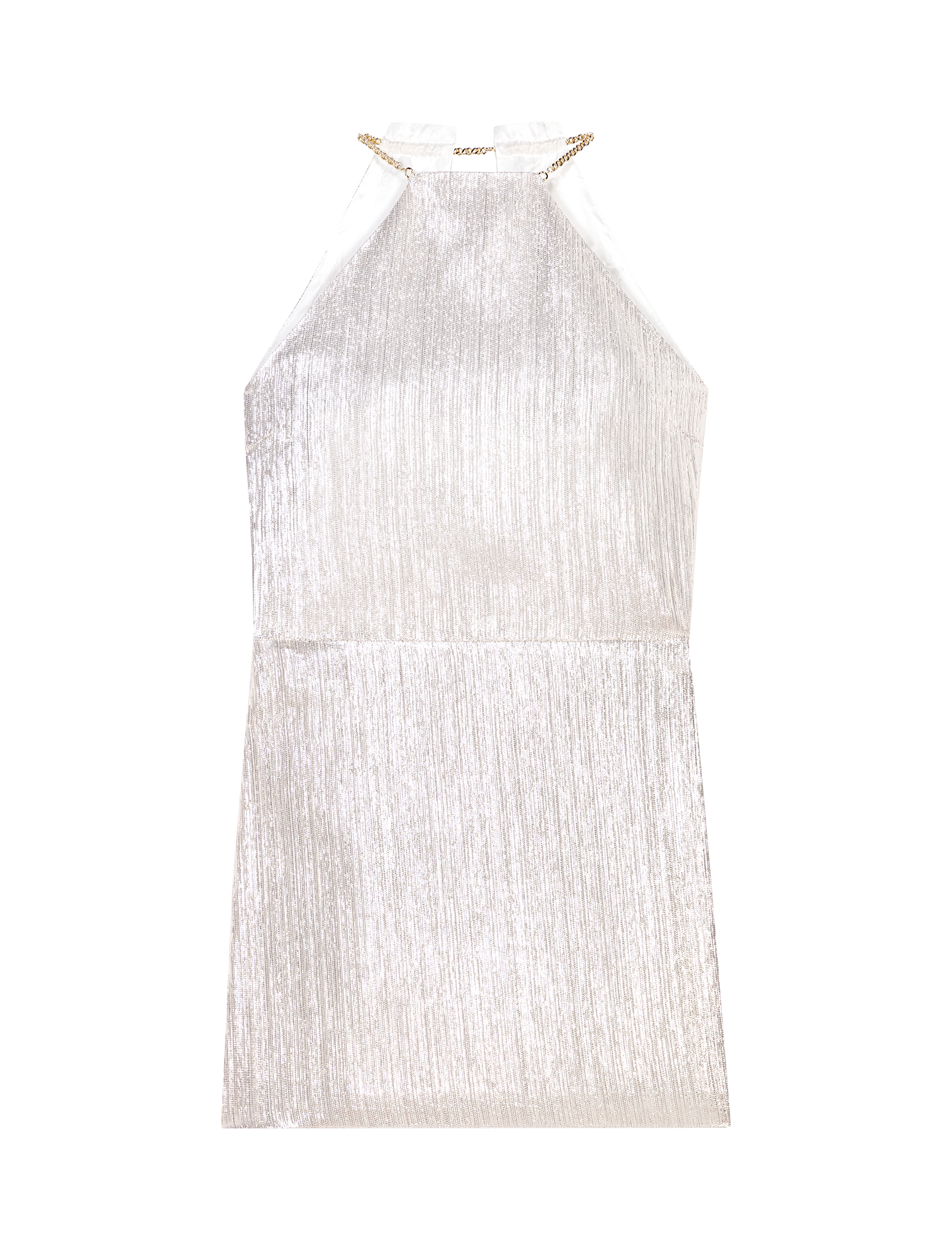 Miutii Costume D'extraterrestre Pour Femme - Robe Miroir Métallique