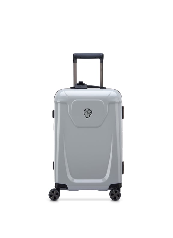 Valise cabine rigide taille s - peugeot voyages Gris by PEUGEOT VOYAGES PEUGEOT VOYAGES Valise cabine rigide taille s - peugeot voyages Gris