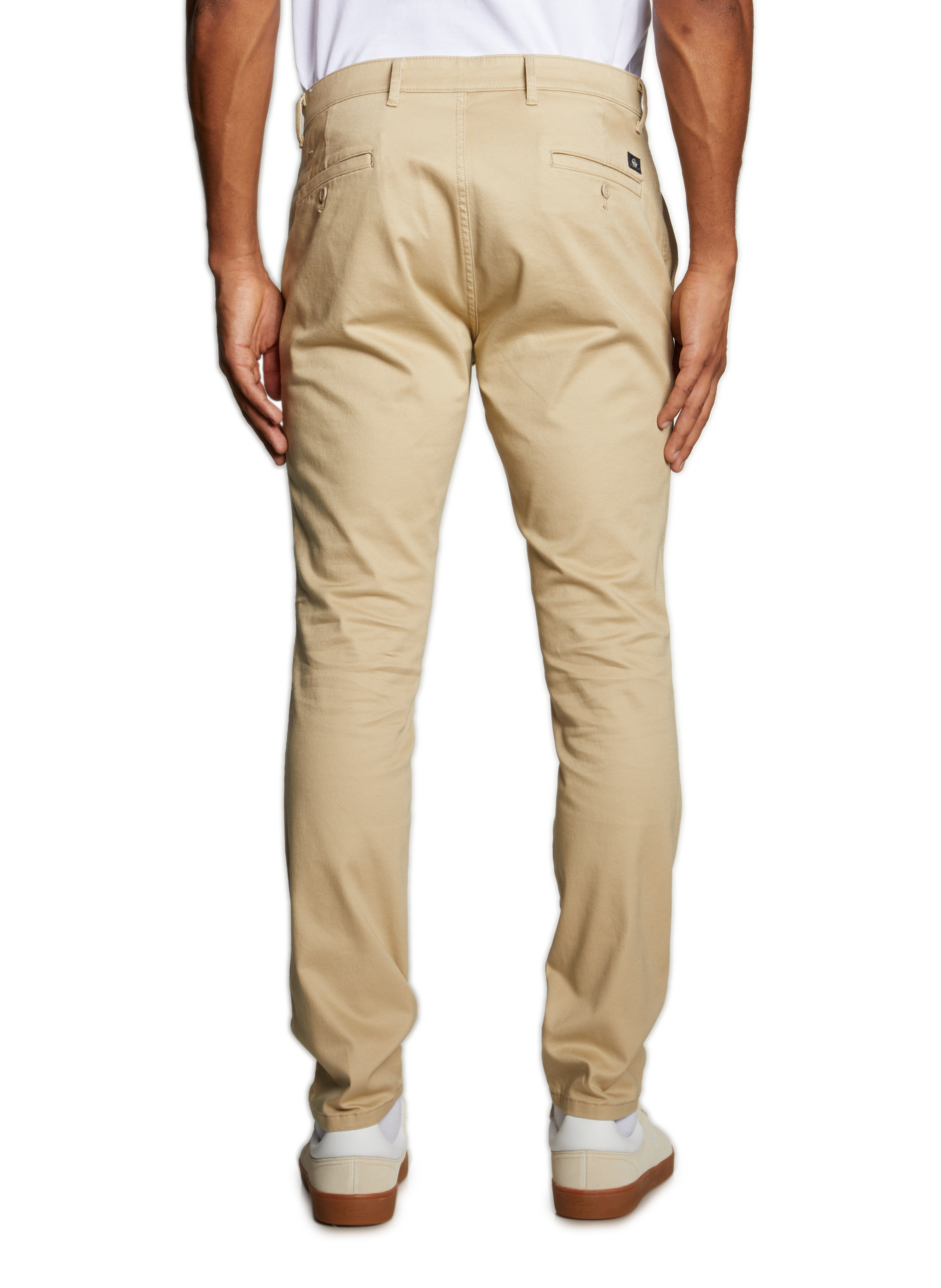 Pantalon chino skinny DOCKERS Gris