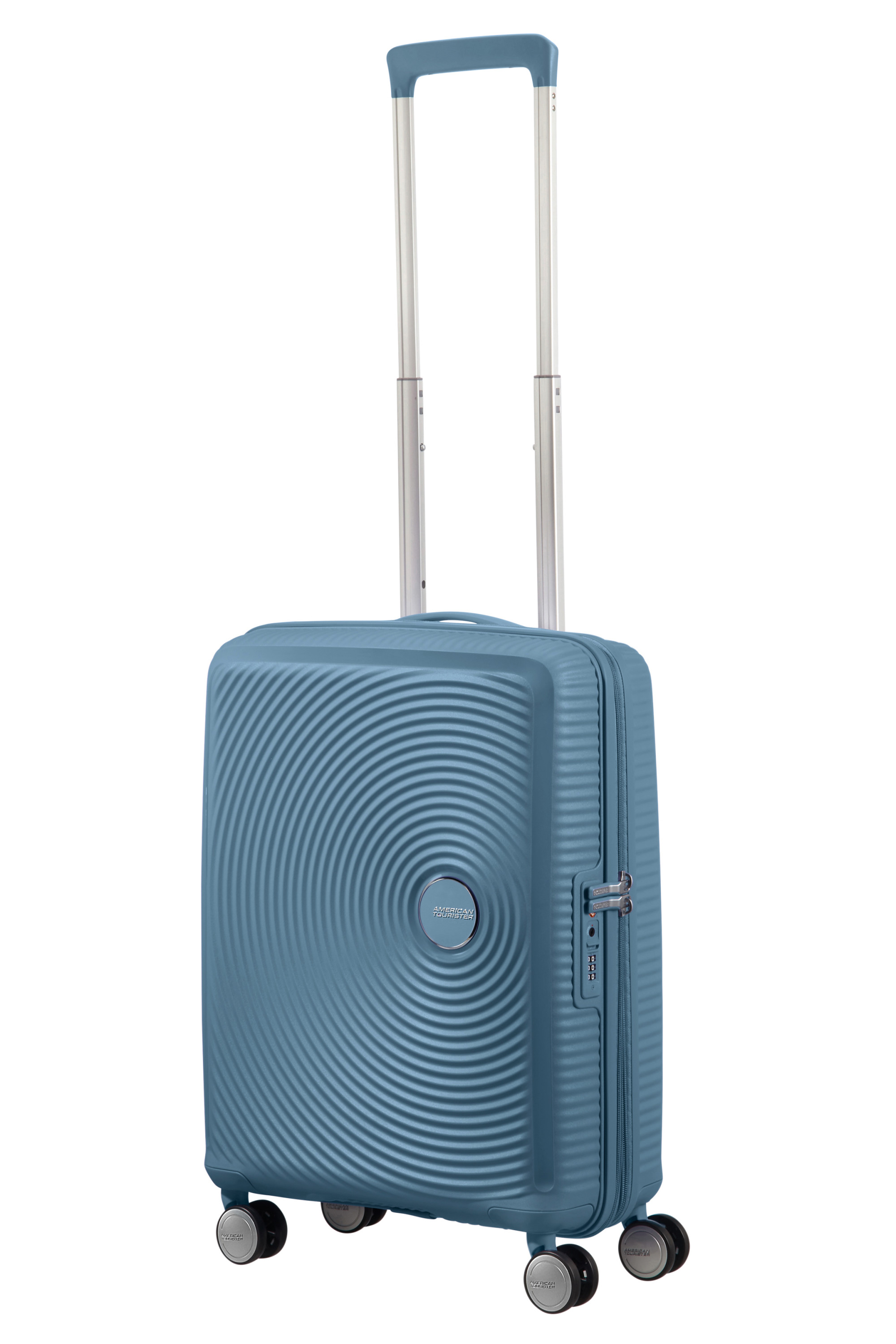 Soundbox valise 4 roues taille s Bleu