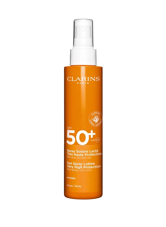 Spray Solaire Lacté Très Haute Protection Corps SPF50+ by CLARINS Spray Solaire Lacté Très Haute Protection Corps SPF50+ No color