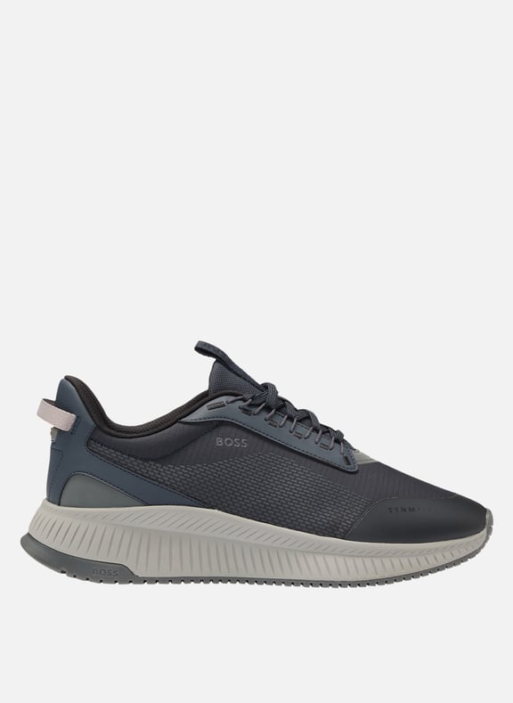 Baskets basses à lacets Bleu by BOSS BOSS Baskets basses à lacets Bleu