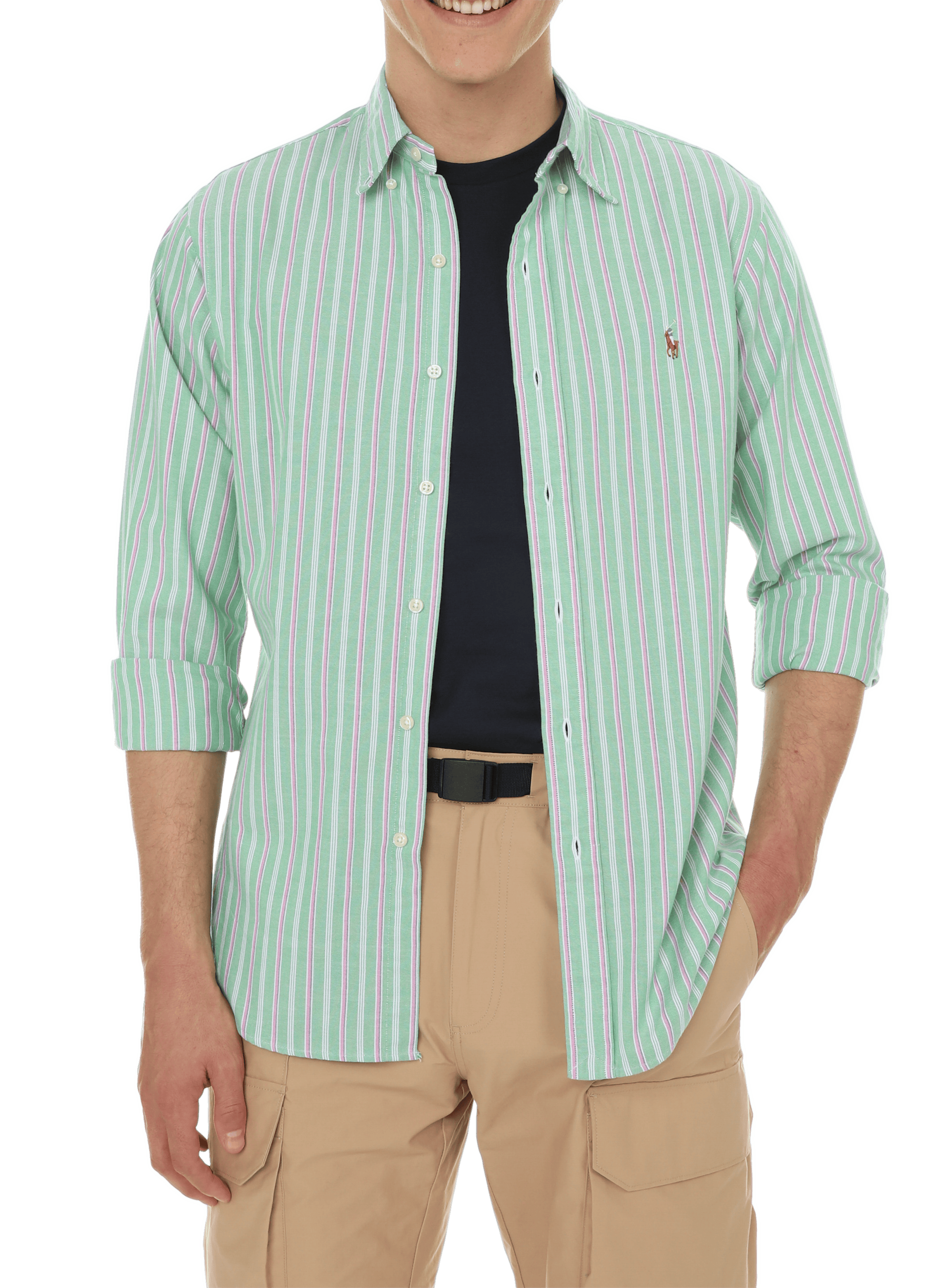 POLO RALPH LAUREN Chemise à rayures en coton Multicolore