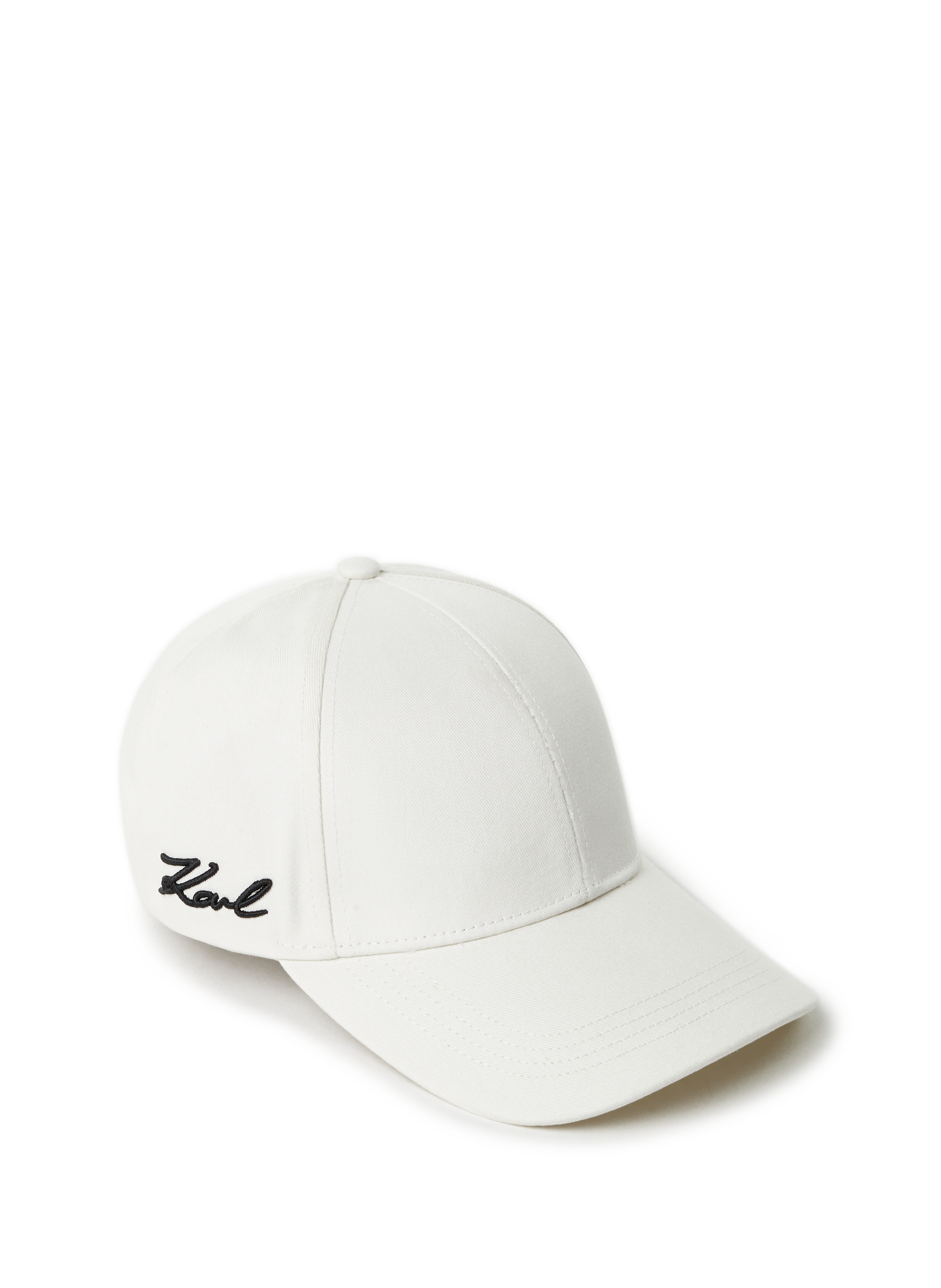 Casquette en coton KARL LAGERFELD Beige