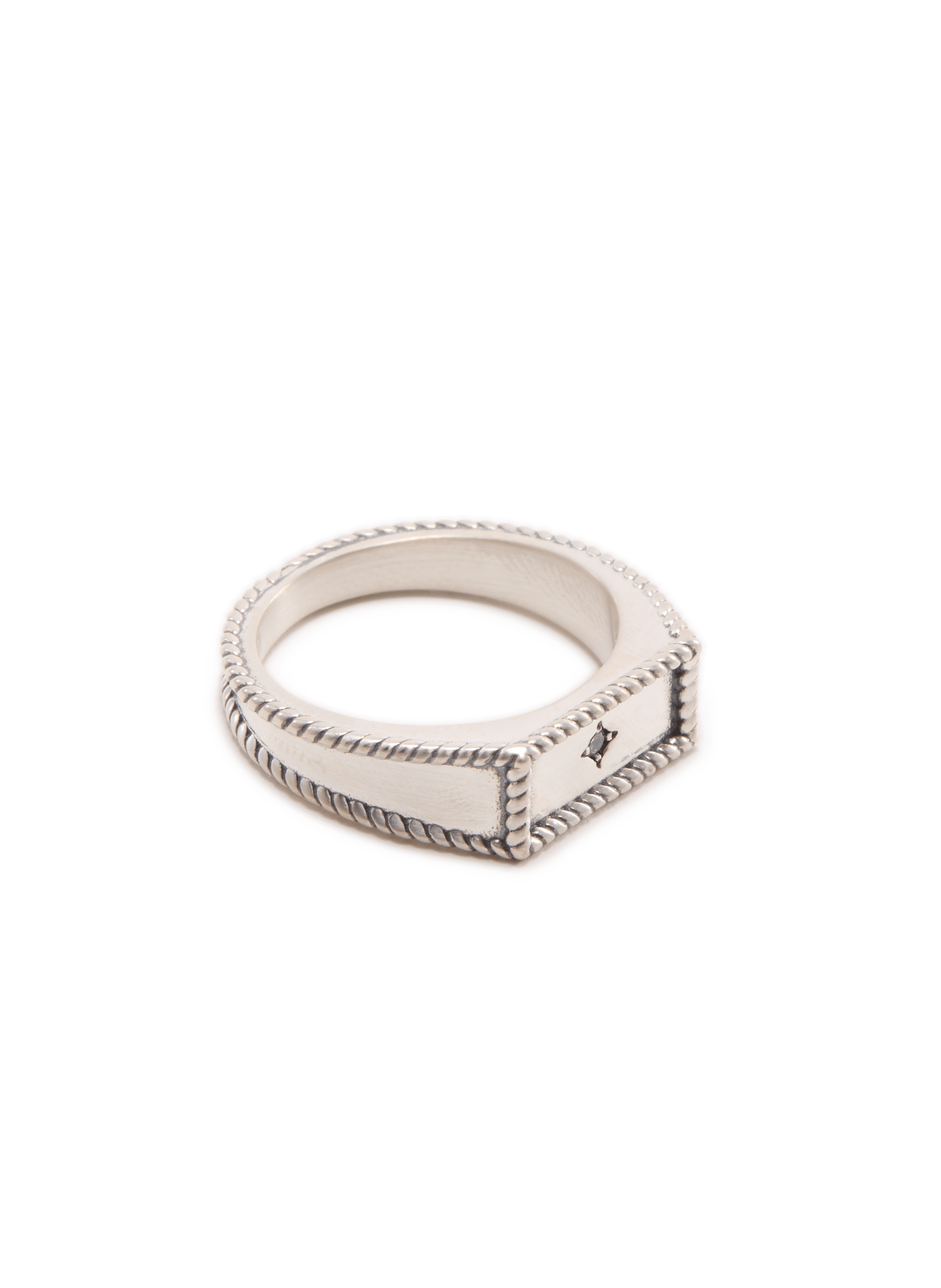 Moonlight silver ring SERGE DENIMES Silver