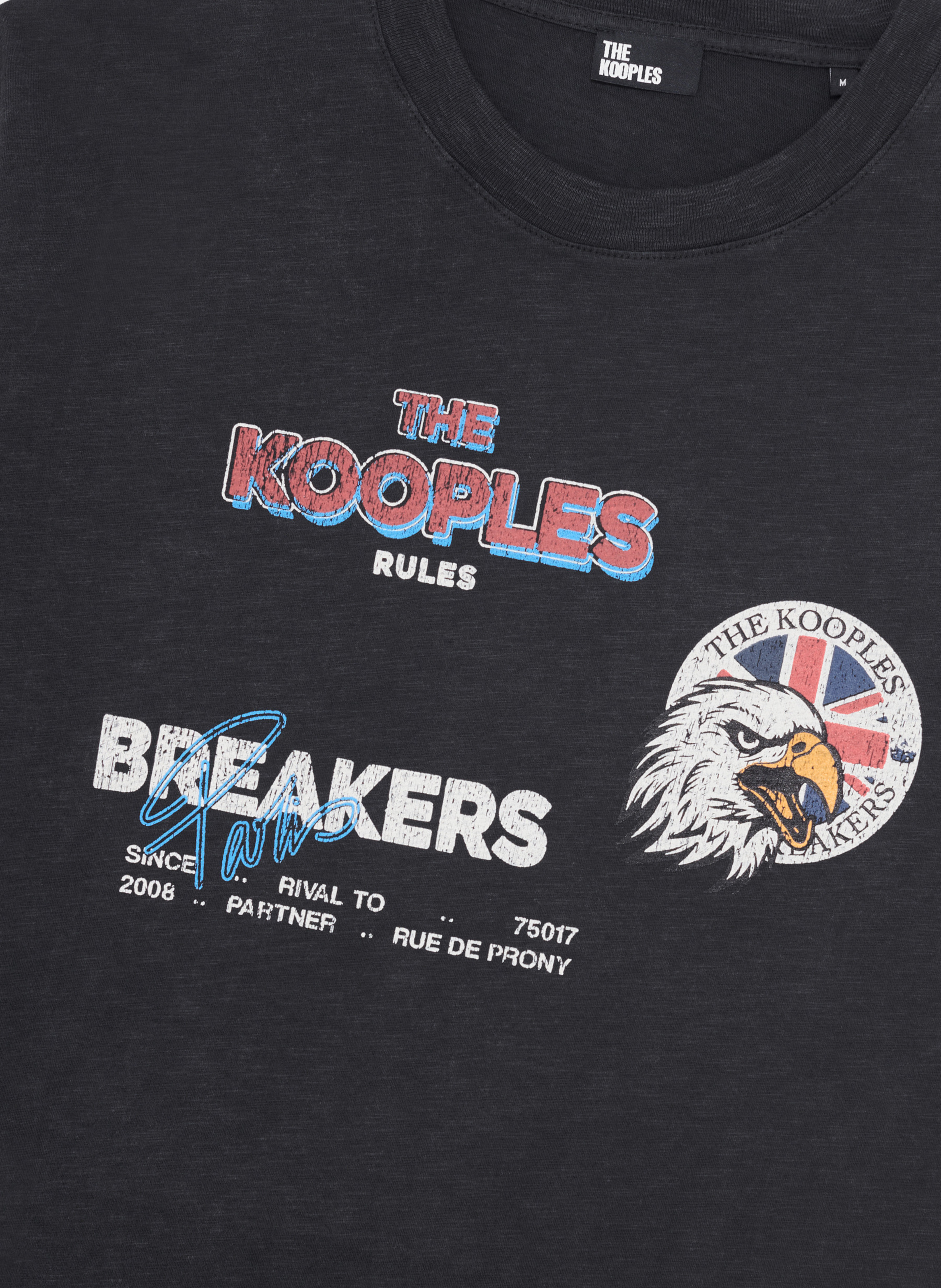 T-shirt avec sérigraphie 'rules breakers' THE KOOPLES Noir