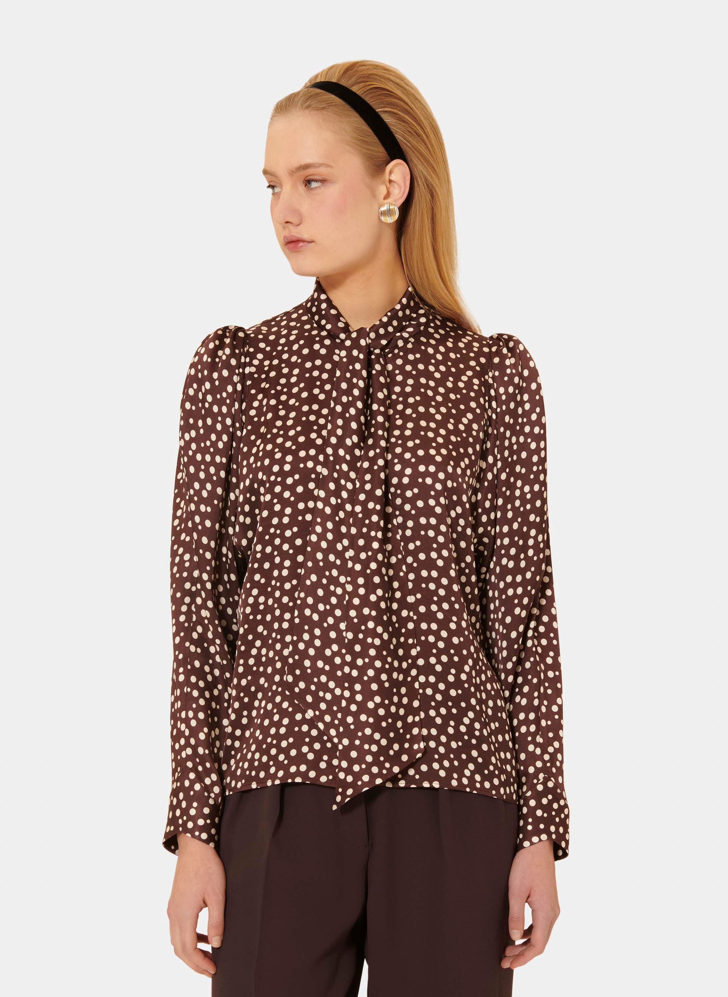 Chemise candy TARA JARMON Marron