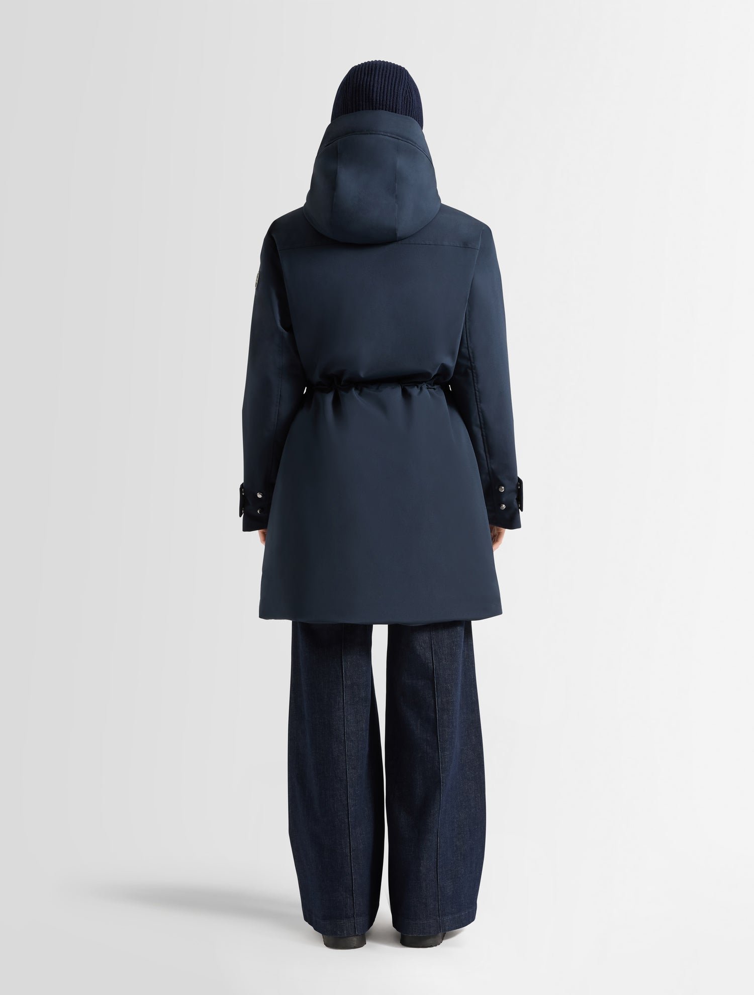 Manteau janix col capuche coupe ample FUSALP Bleu