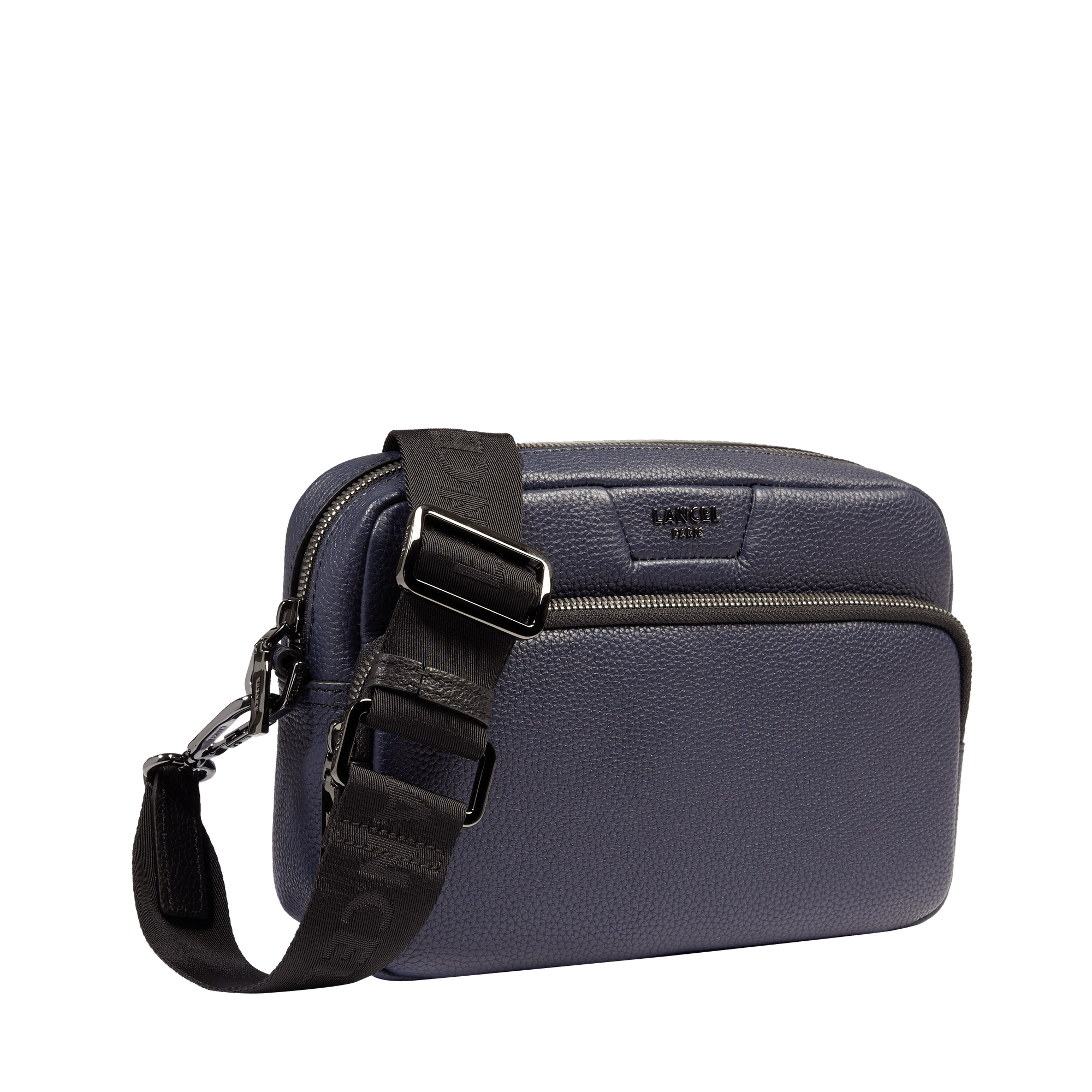 Sac caméra côme de lancel en cuir LANCEL Bleu