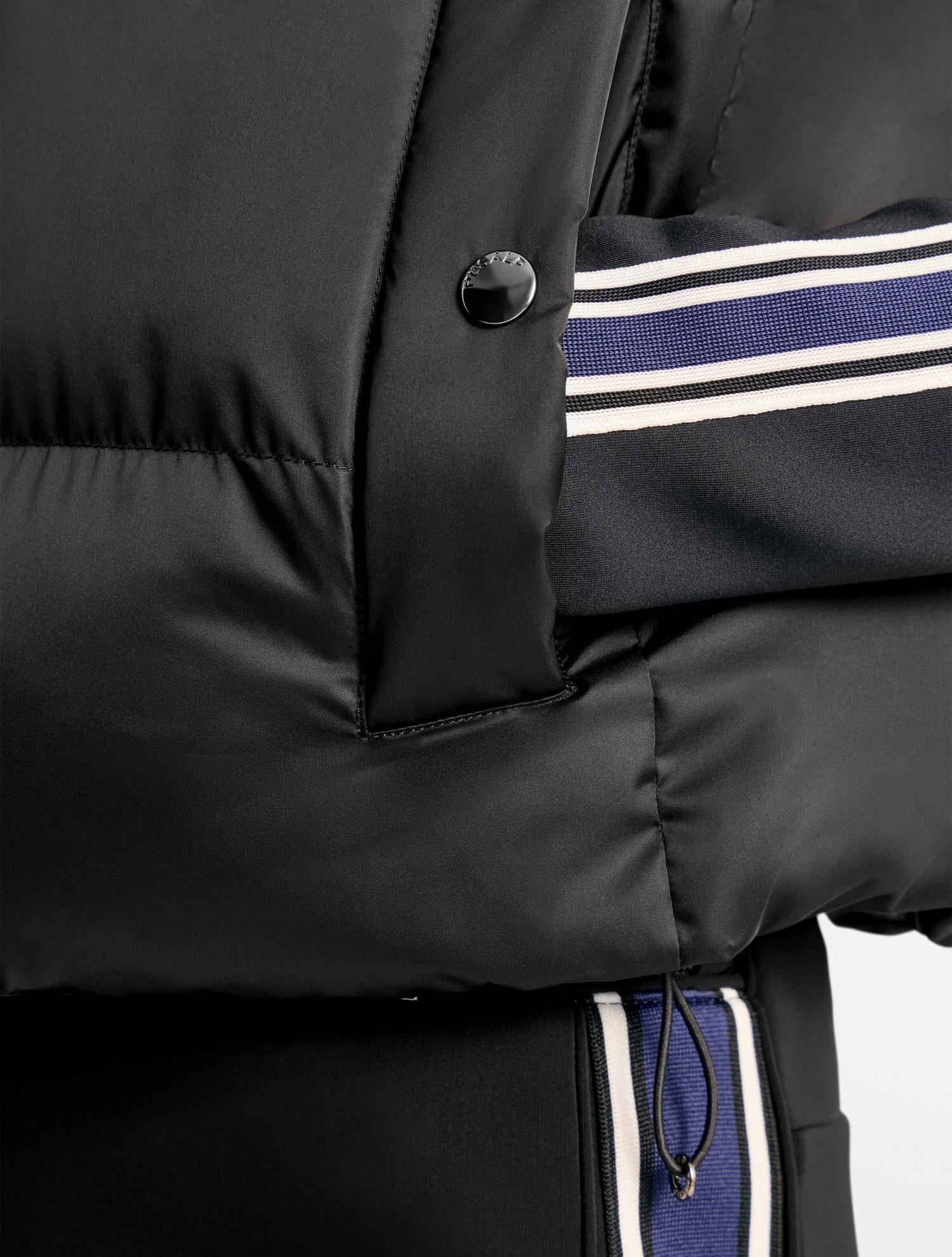 Doudoune sans manches miris col montant coupe regular FUSALP Noir