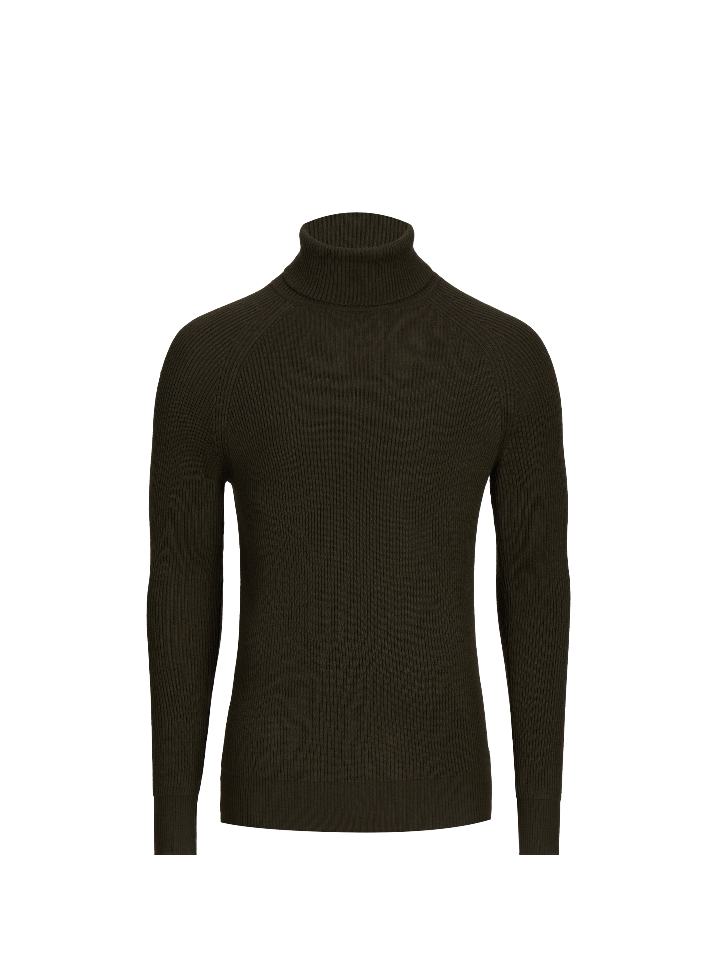 Ribbed wool-blend jumper STRELLSON Khaki