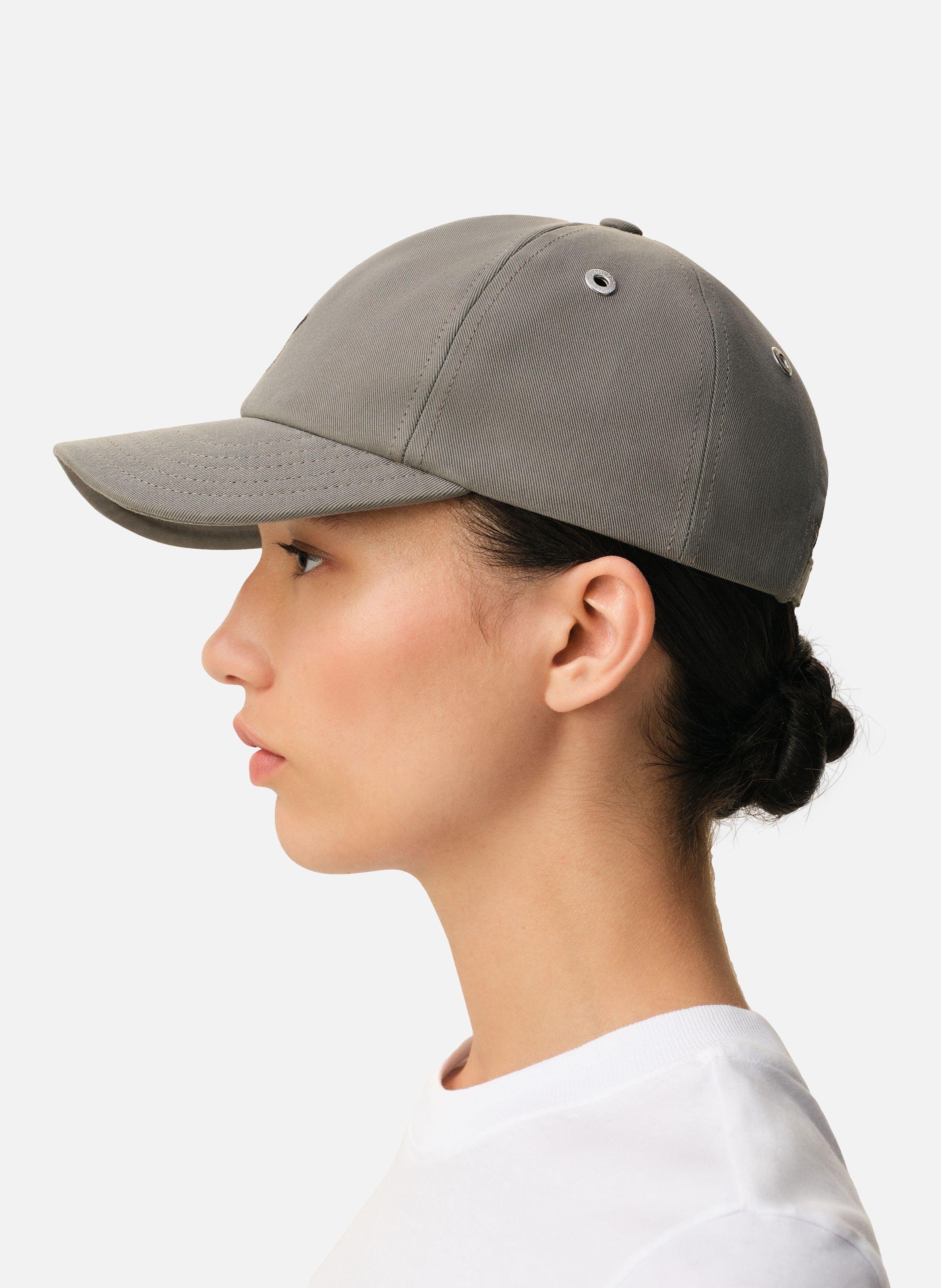 Casquette ami de coeur unisexe en coton AMI PARIS Gris